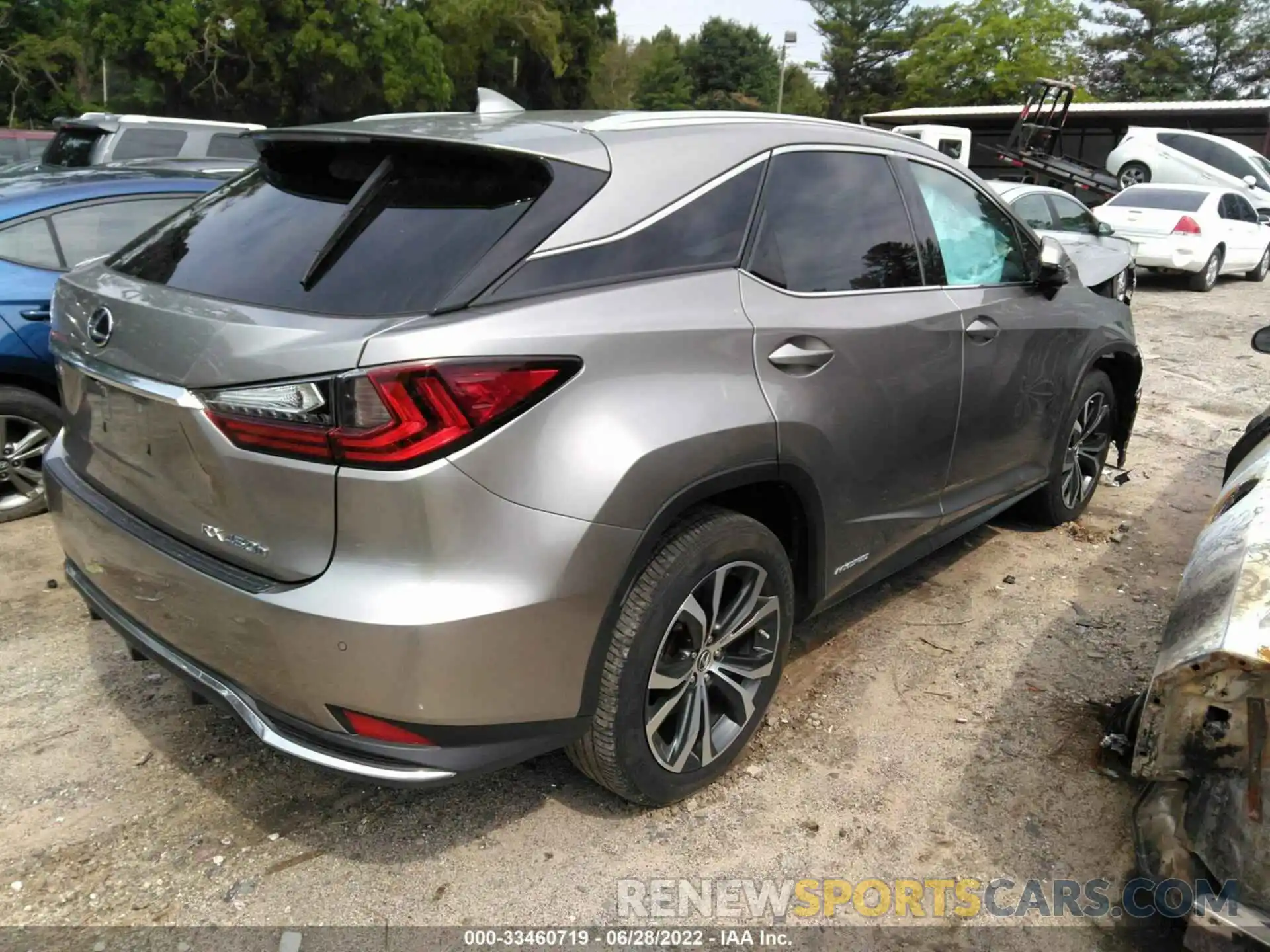 4 Photograph of a damaged car 2T2HGMDA8LC050479 LEXUS RX 2020