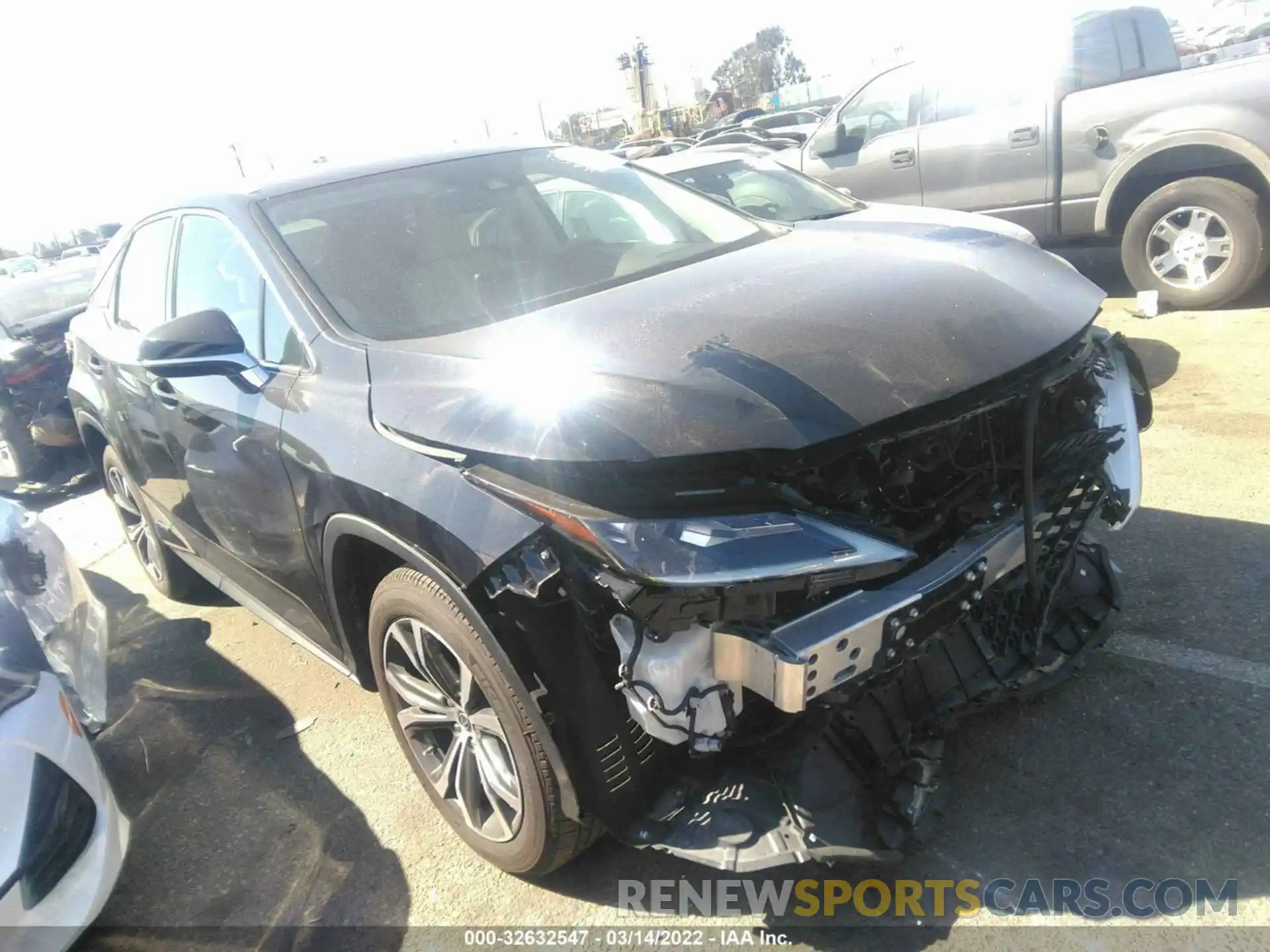 1 Photograph of a damaged car 2T2HGMDA8LC053351 LEXUS RX 2020