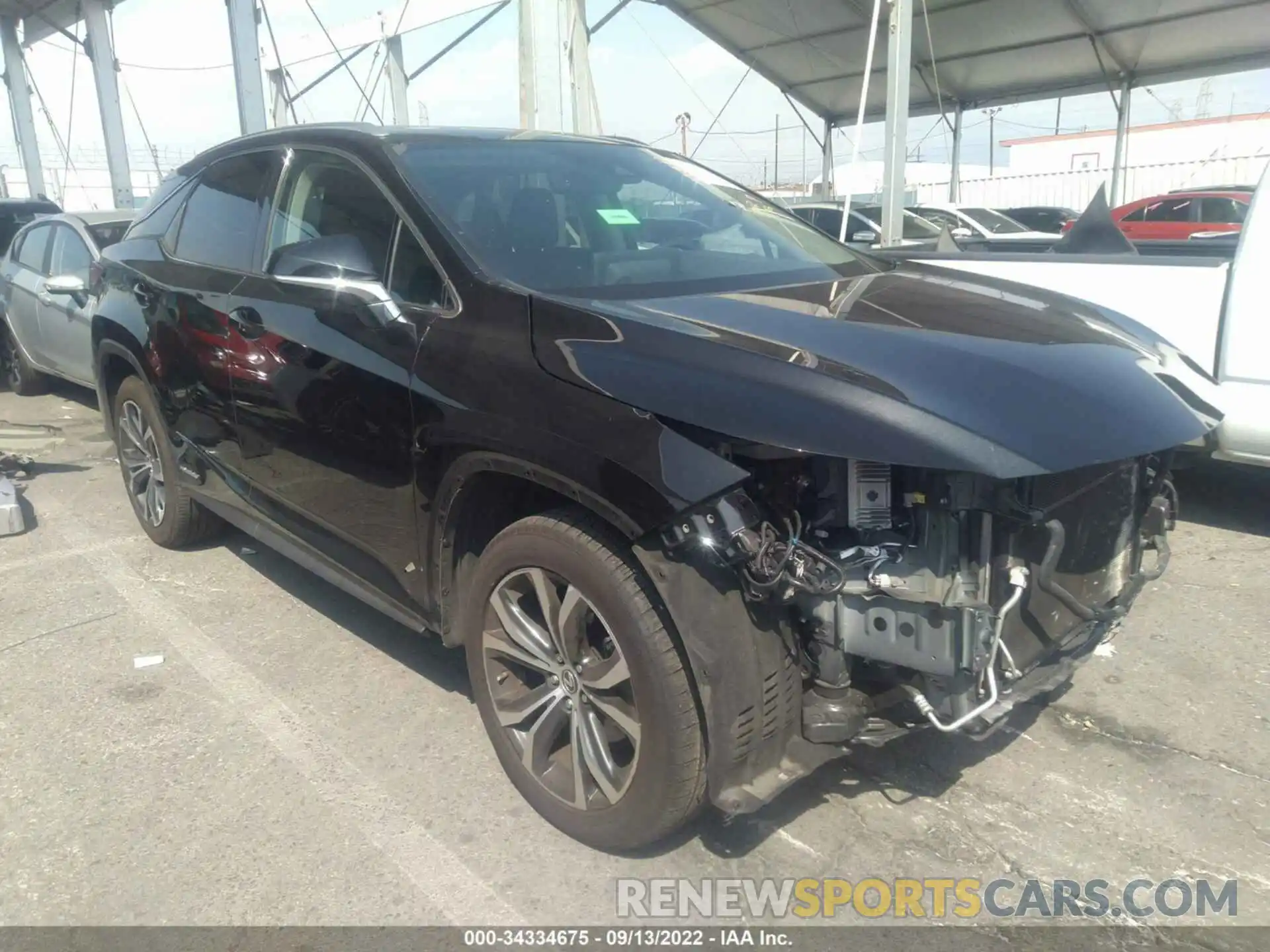 1 Photograph of a damaged car 2T2HGMDA9LC050345 LEXUS RX 2020