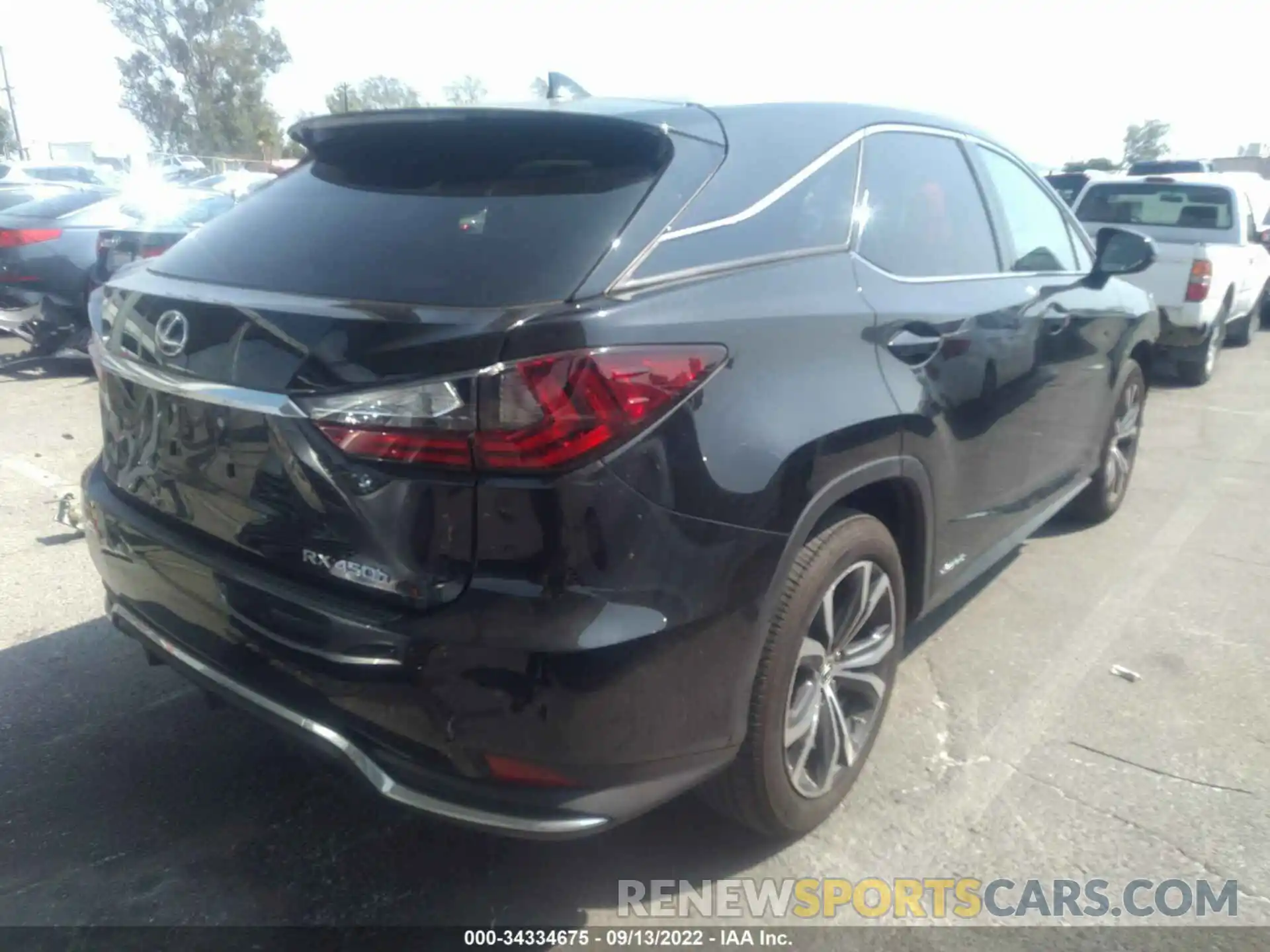 4 Photograph of a damaged car 2T2HGMDA9LC050345 LEXUS RX 2020