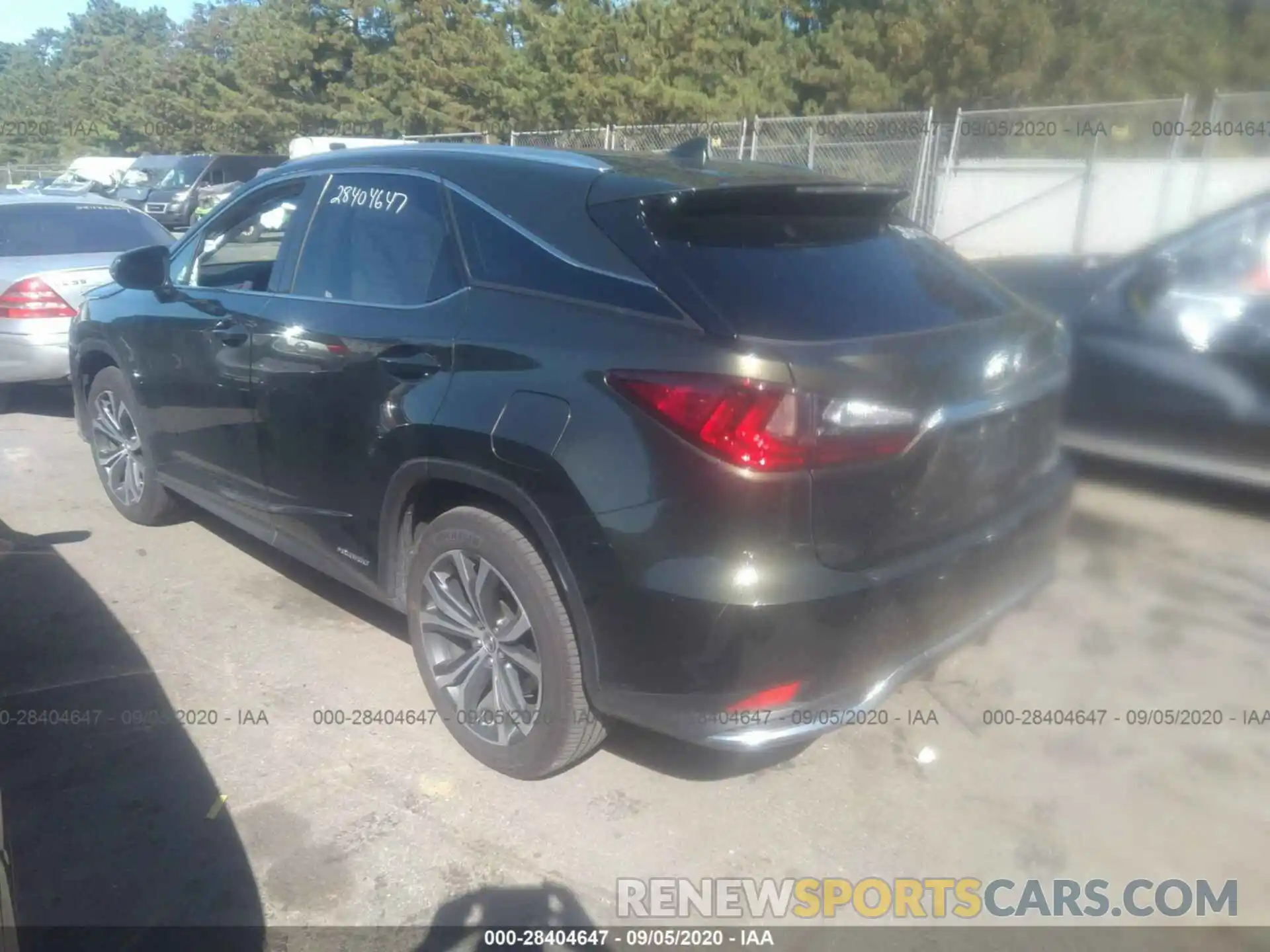 3 Фотография поврежденного автомобиля 2T2HGMDAXLC046336 LEXUS RX 2020