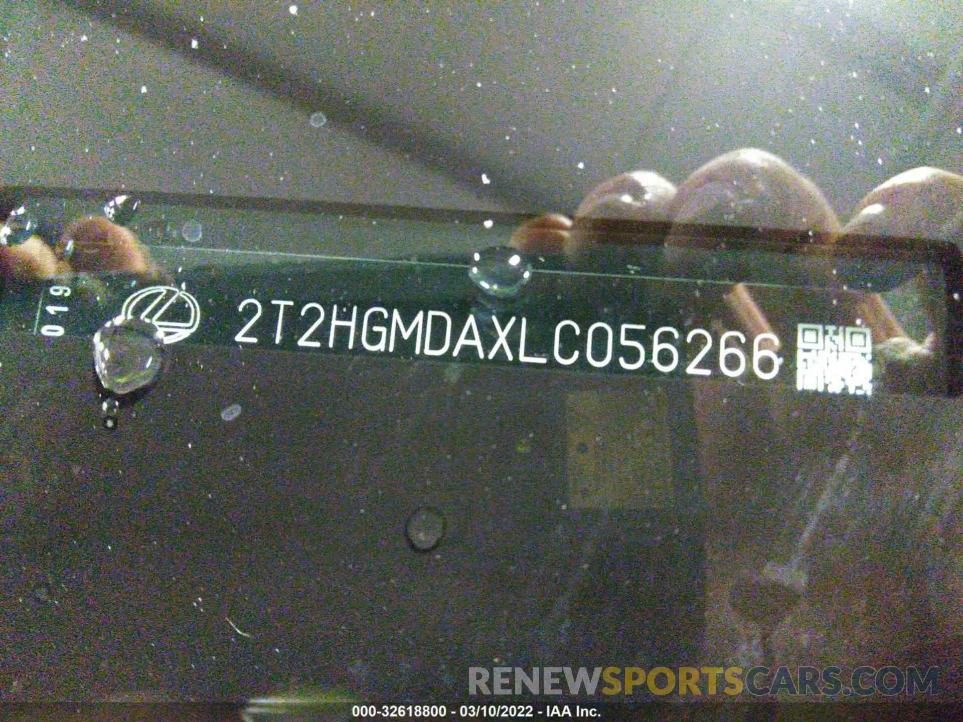 9 Photograph of a damaged car 2T2HGMDAXLC056266 LEXUS RX 2020