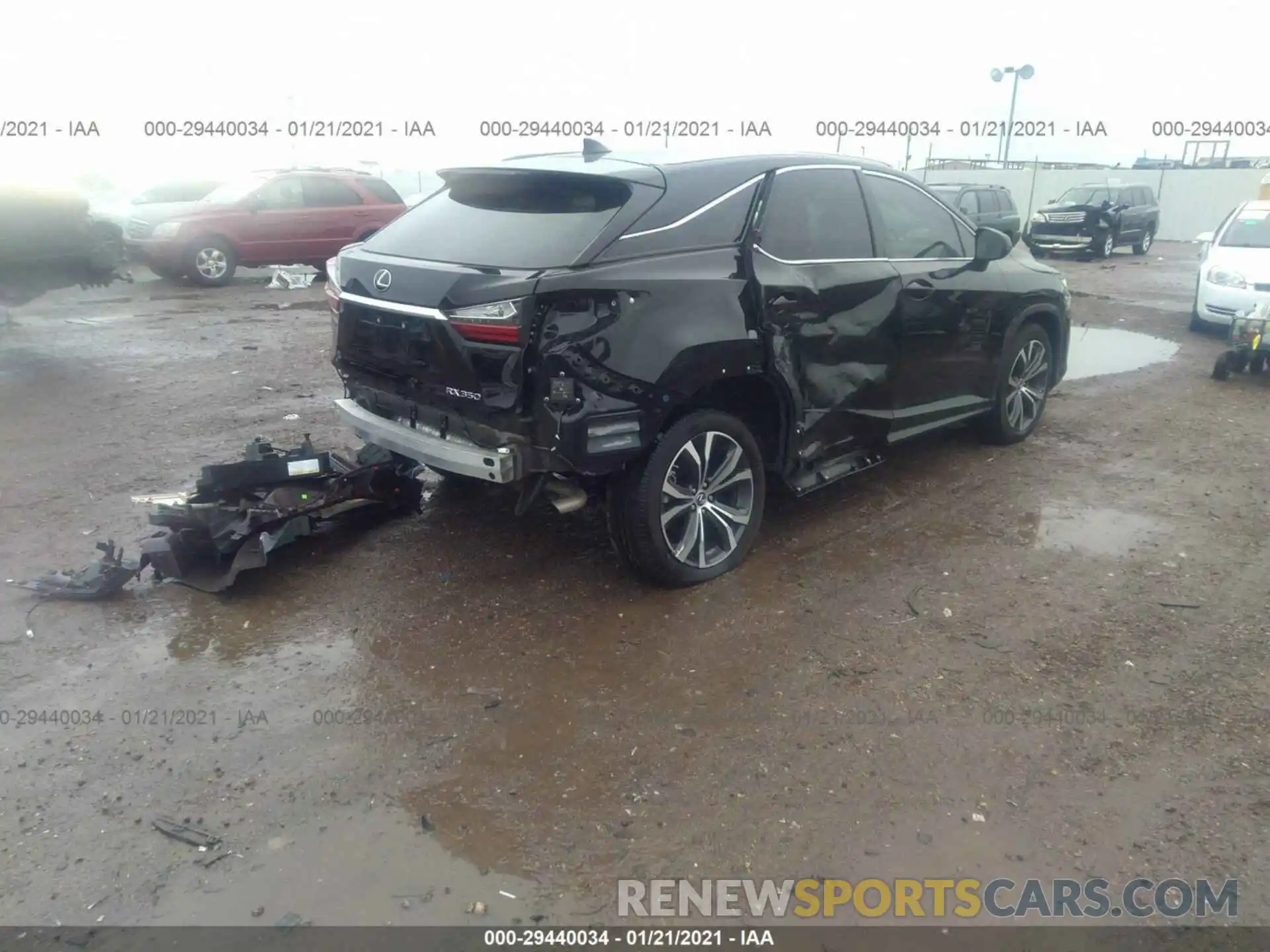 4 Photograph of a damaged car 2T2HZMAA0LC158500 LEXUS RX 2020