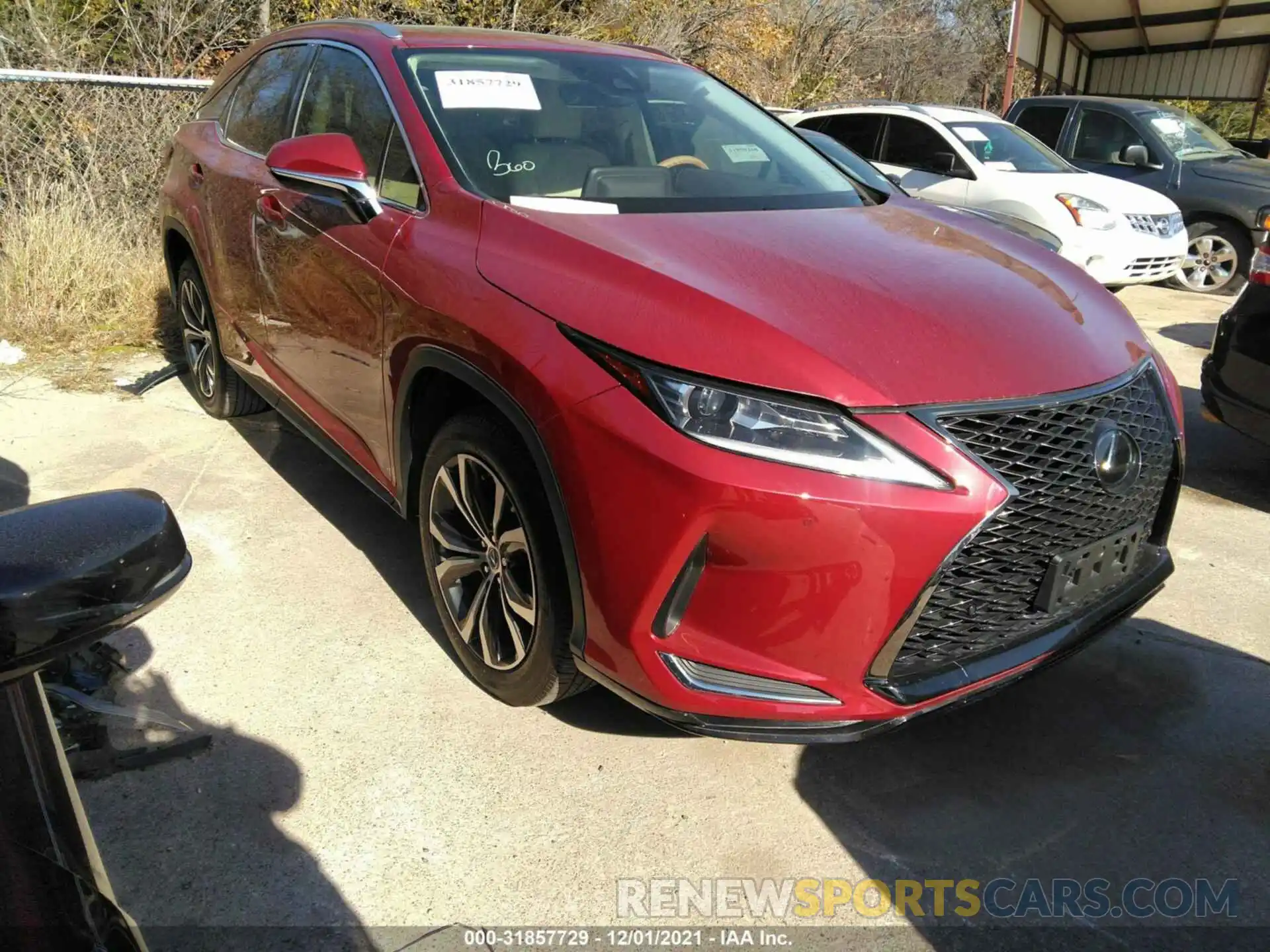 1 Photograph of a damaged car 2T2HZMAA0LC161140 LEXUS RX 2020