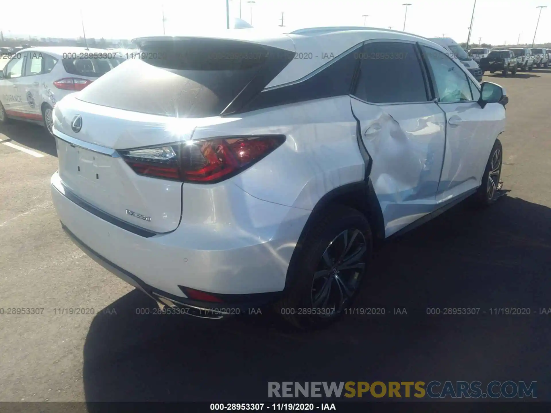 4 Photograph of a damaged car 2T2HZMAA0LC173823 LEXUS RX 2020