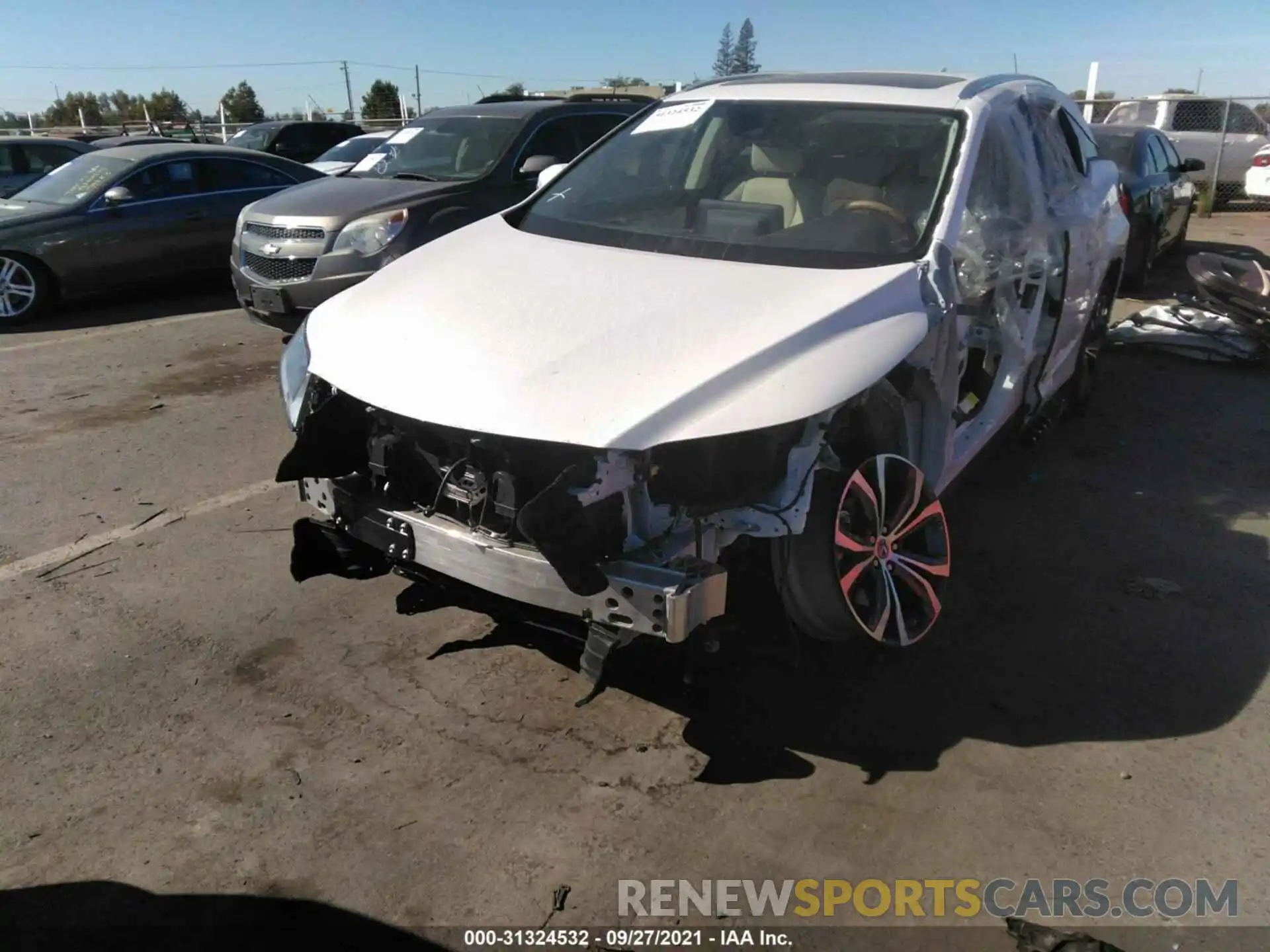 6 Photograph of a damaged car 2T2HZMAA0LC176172 LEXUS RX 2020