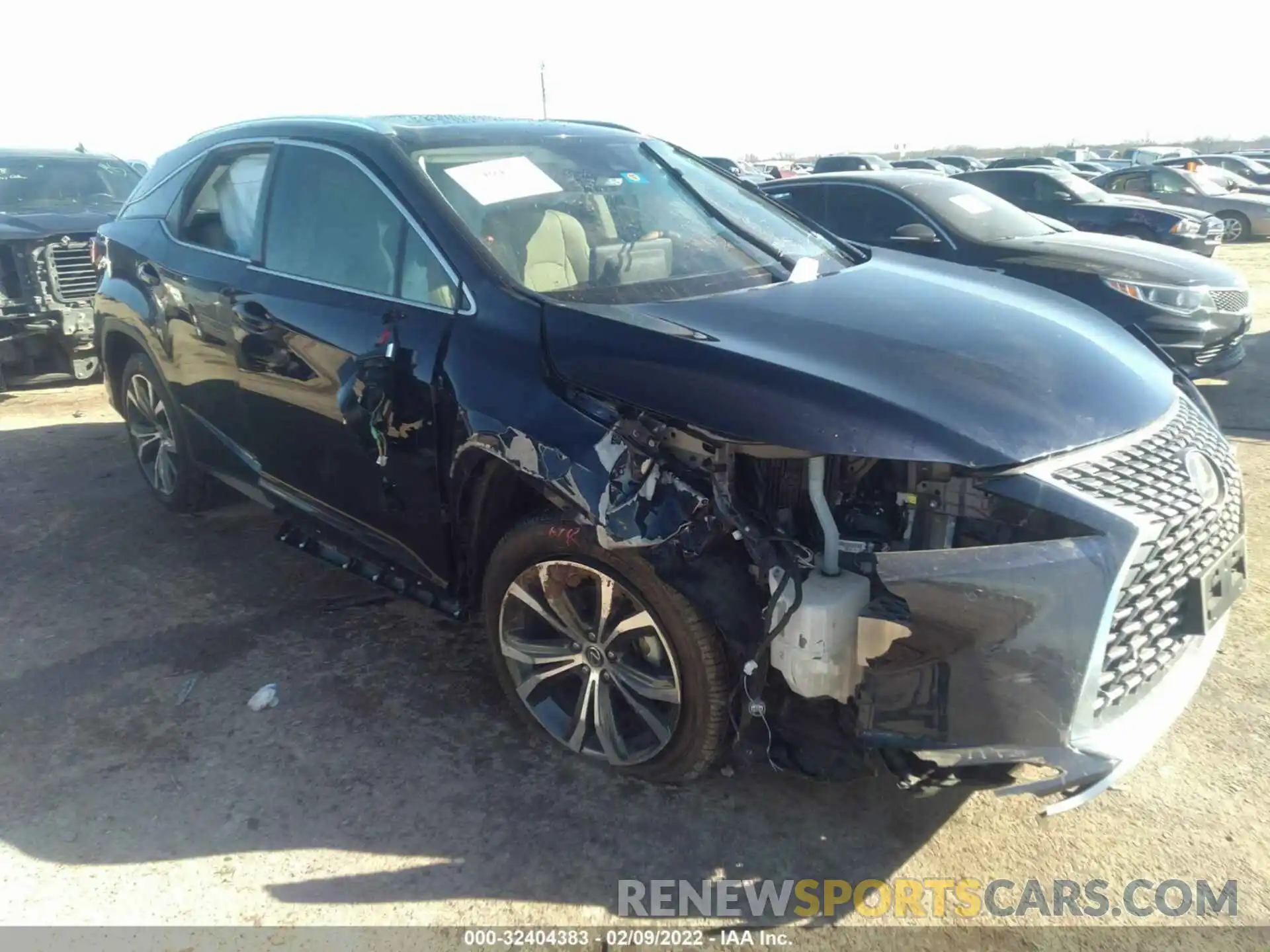 1 Photograph of a damaged car 2T2HZMAA0LC176611 LEXUS RX 2020