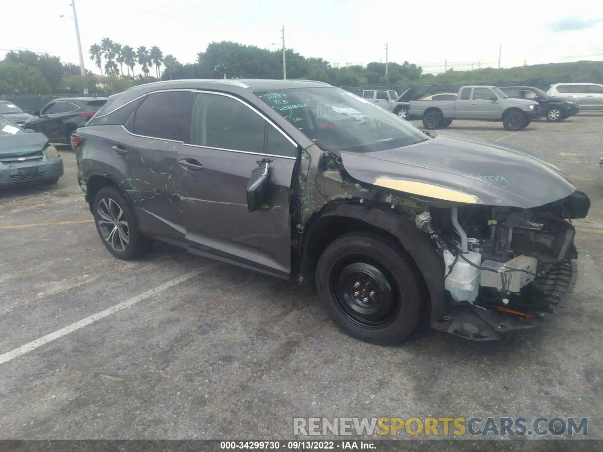 1 Photograph of a damaged car 2T2HZMAA0LC181890 LEXUS RX 2020