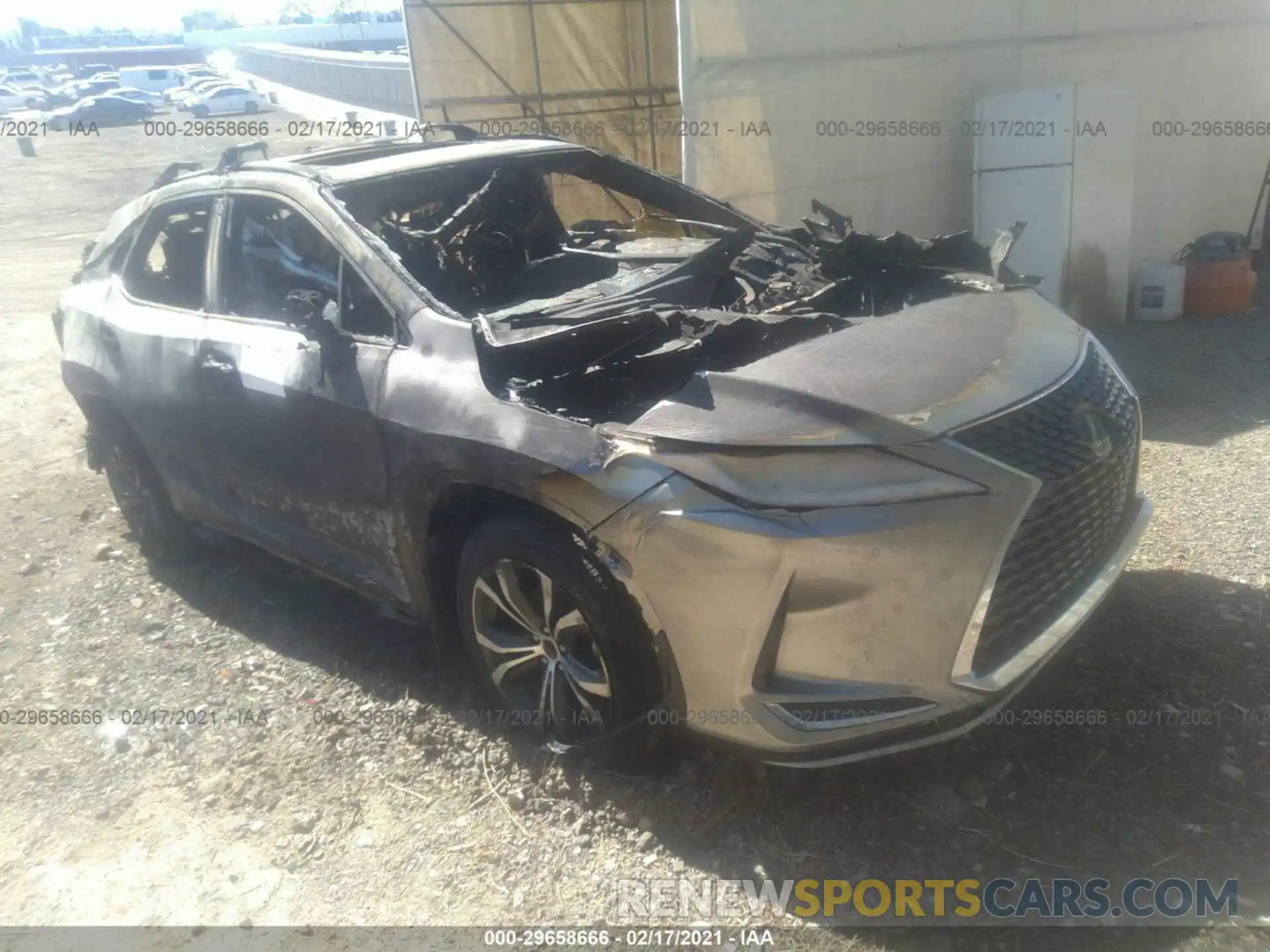 1 Photograph of a damaged car 2T2HZMAA1LC161373 LEXUS RX 2020