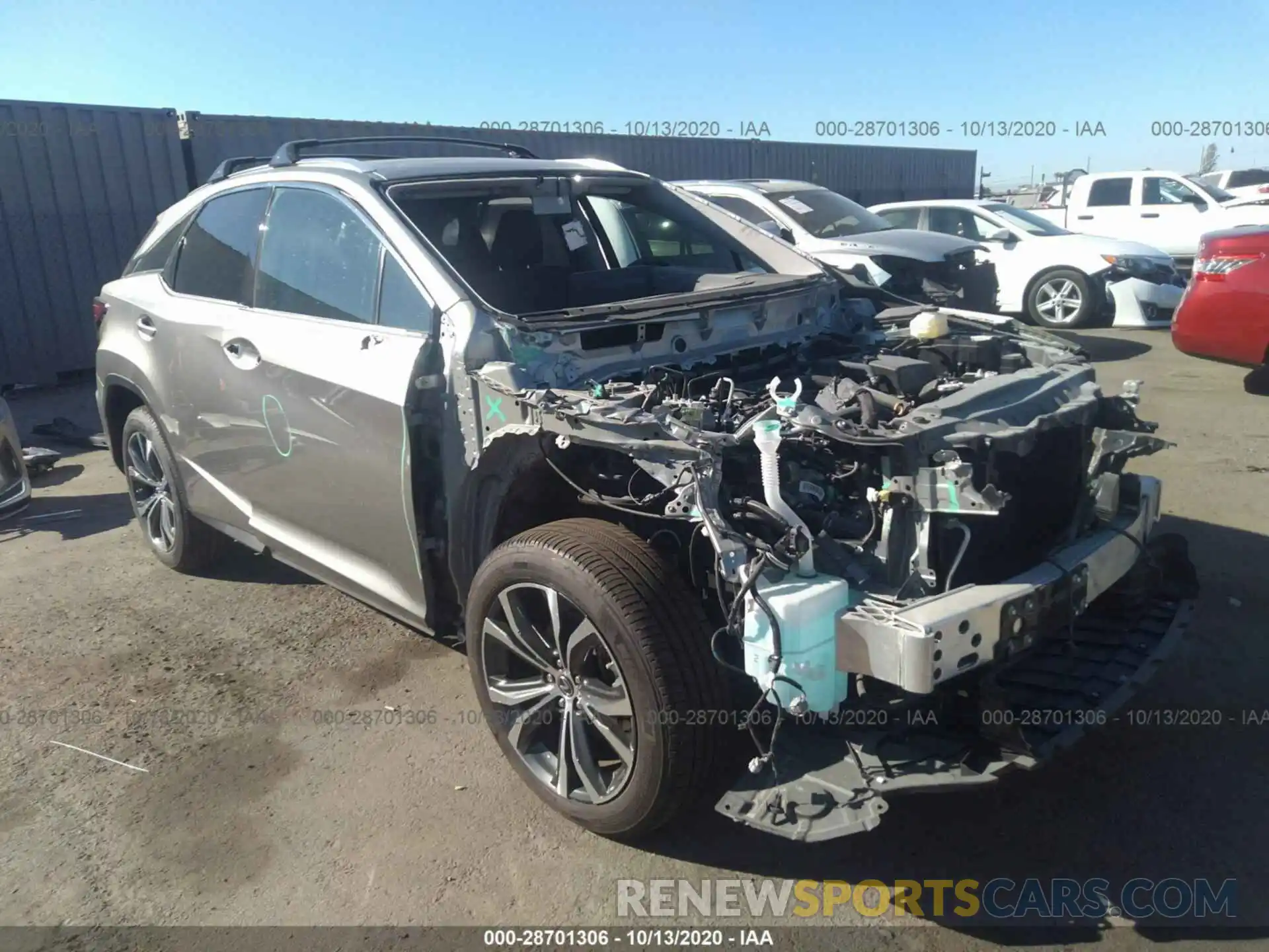 1 Photograph of a damaged car 2T2HZMAA1LC165679 LEXUS RX 2020