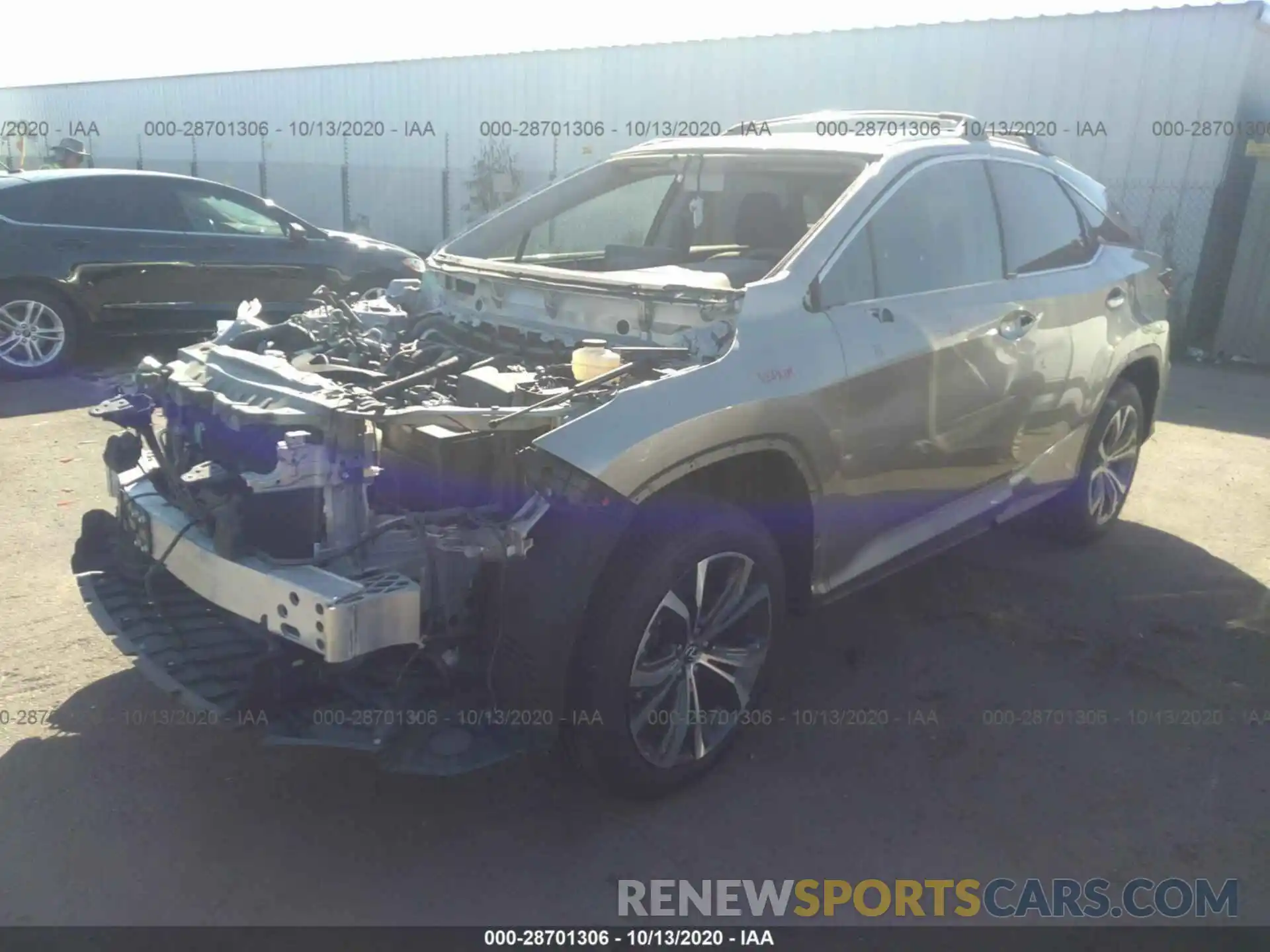 2 Photograph of a damaged car 2T2HZMAA1LC165679 LEXUS RX 2020