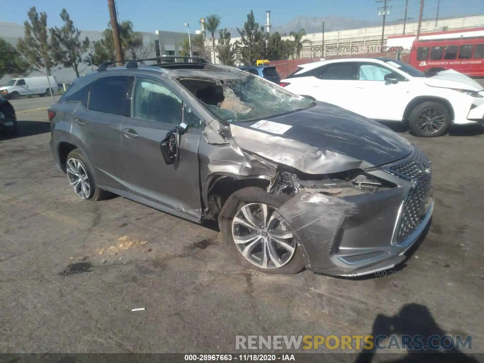 1 Photograph of a damaged car 2T2HZMAA1LC173328 LEXUS RX 2020