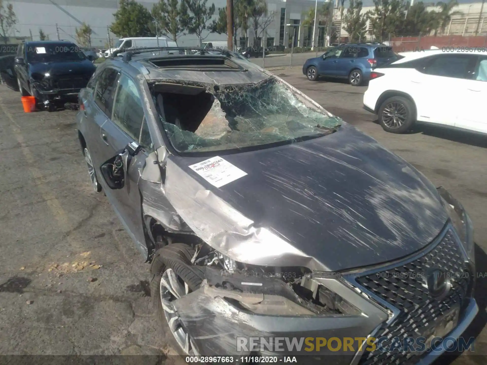 6 Photograph of a damaged car 2T2HZMAA1LC173328 LEXUS RX 2020