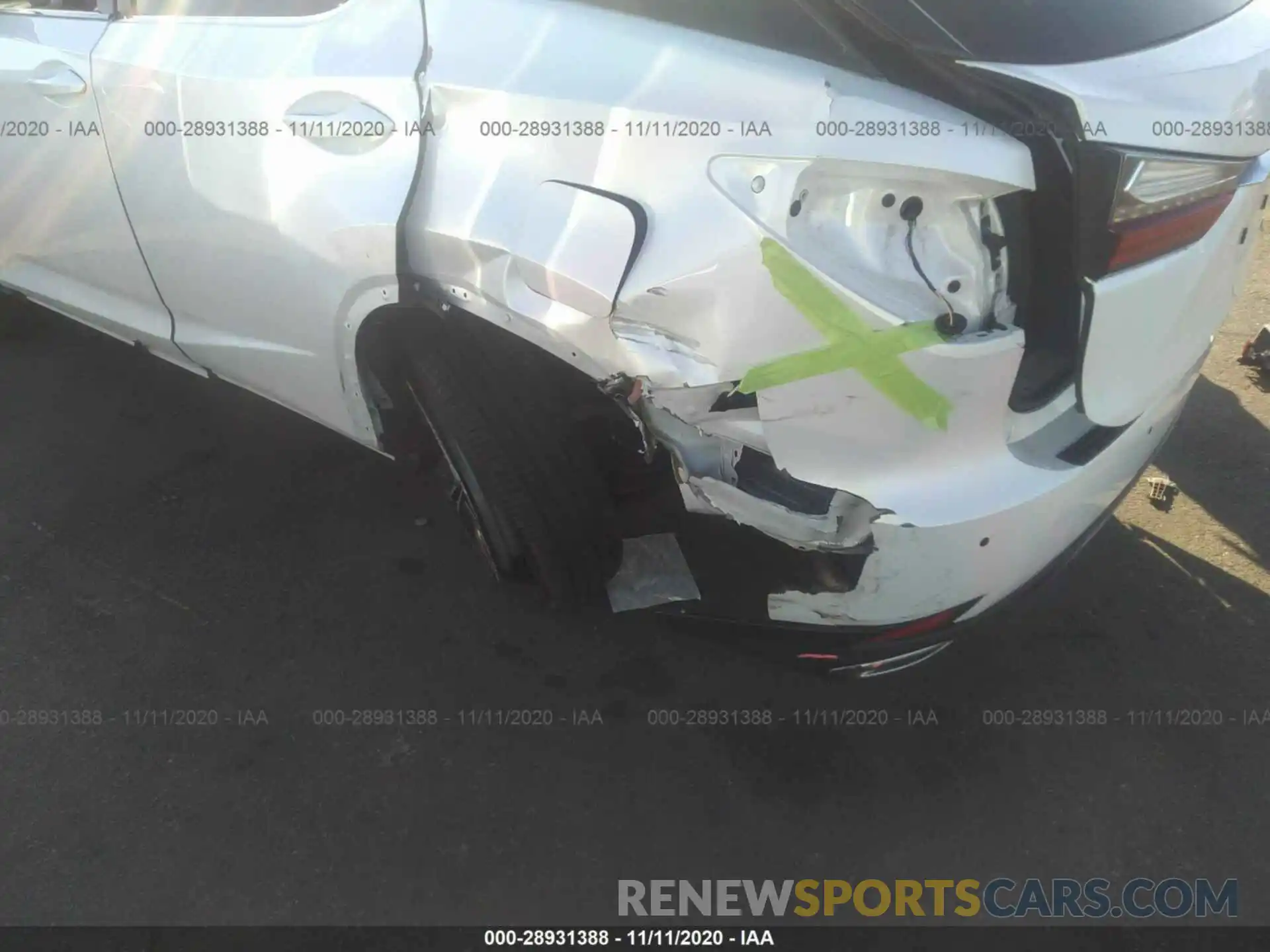 6 Photograph of a damaged car 2T2HZMAA2LC157171 LEXUS RX 2020