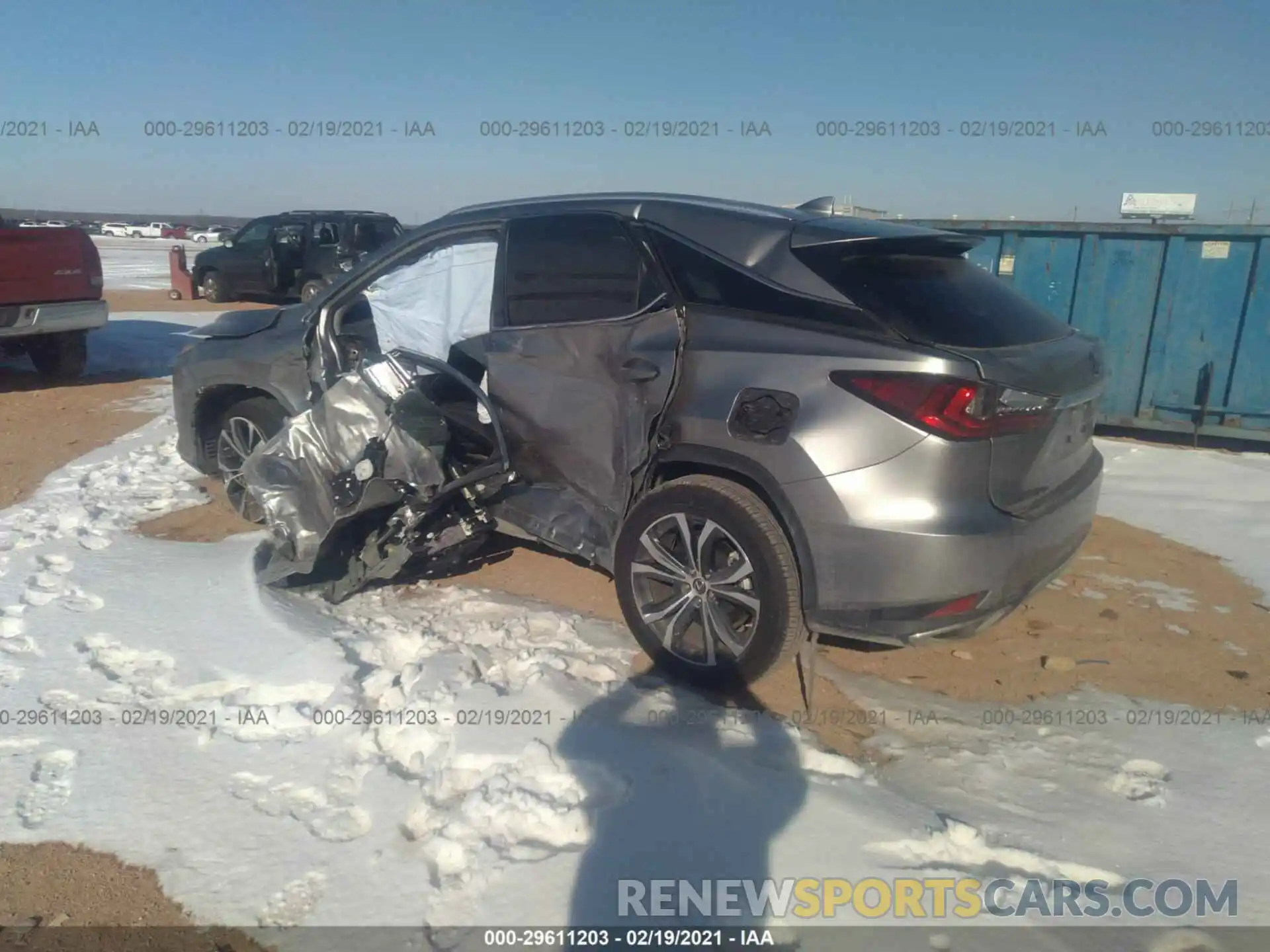 3 Photograph of a damaged car 2T2HZMAA2LC167800 LEXUS RX 2020