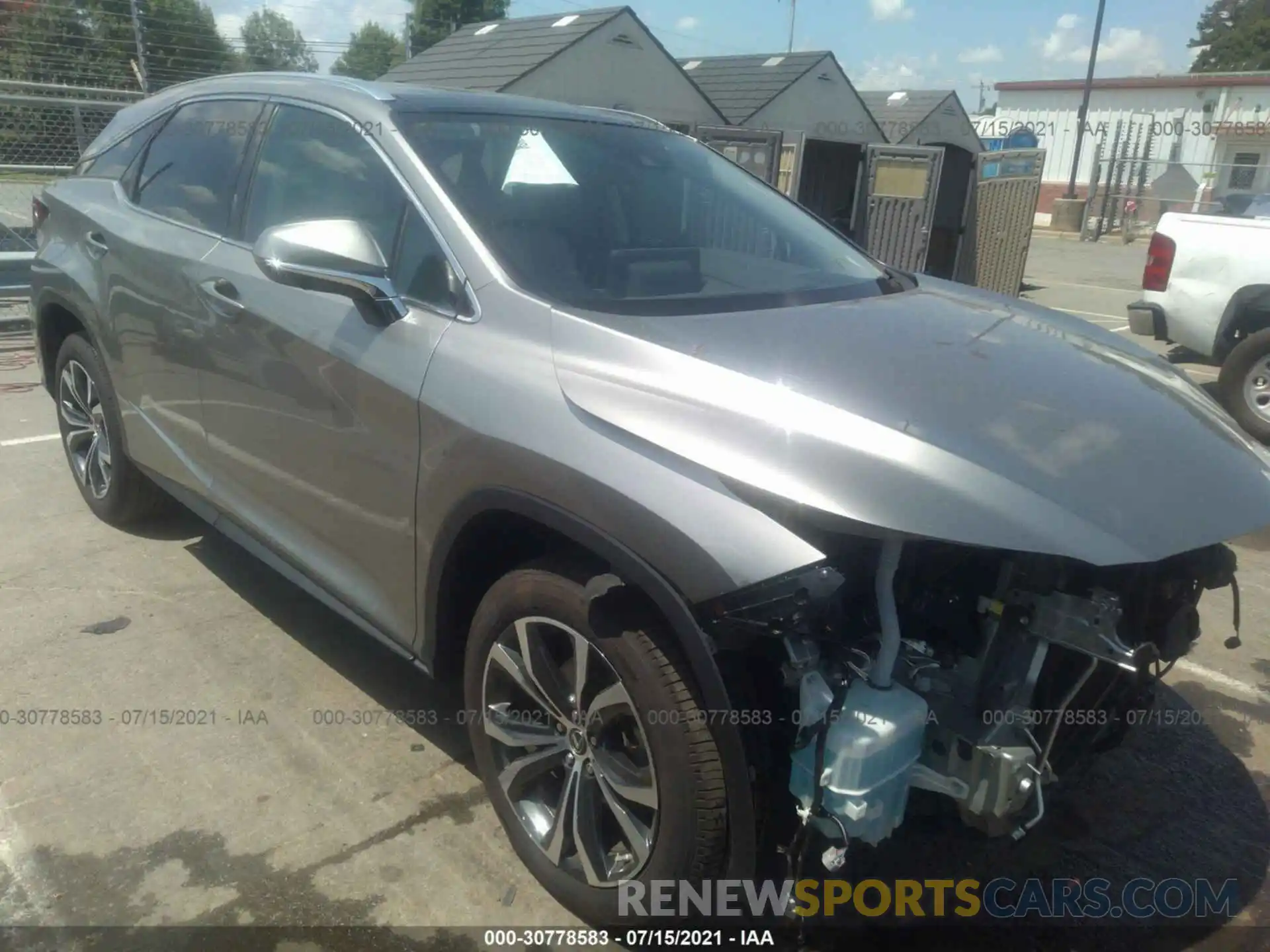 1 Photograph of a damaged car 2T2HZMAA2LC167845 LEXUS RX 2020