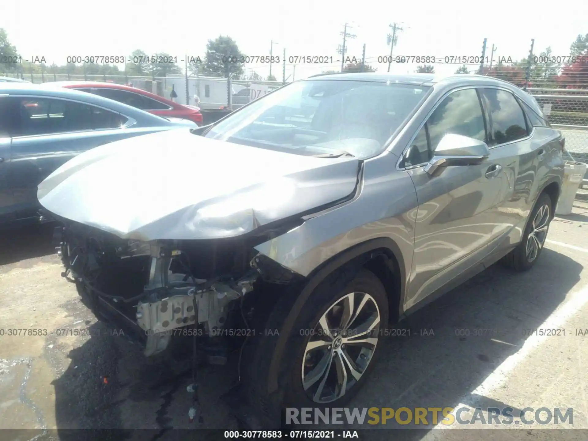 6 Photograph of a damaged car 2T2HZMAA2LC167845 LEXUS RX 2020