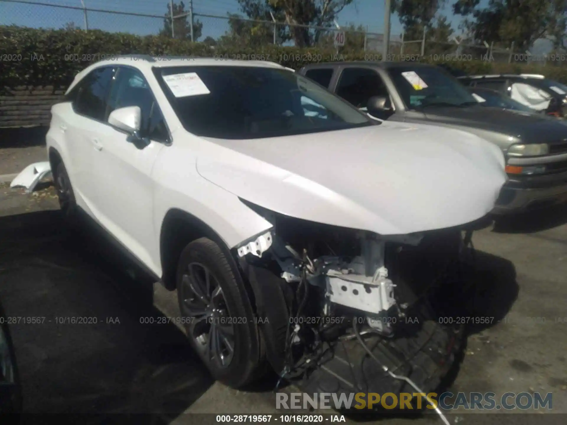 1 Photograph of a damaged car 2T2HZMAA2LC175816 LEXUS RX 2020