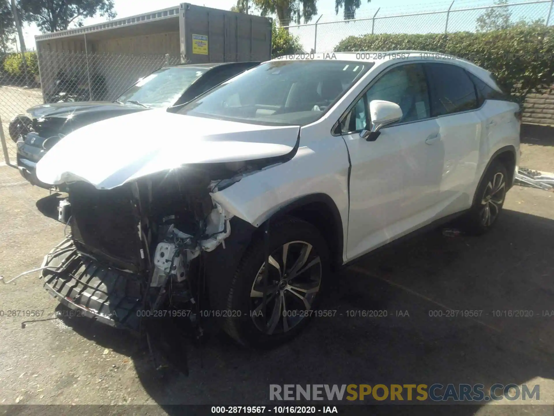 2 Photograph of a damaged car 2T2HZMAA2LC175816 LEXUS RX 2020