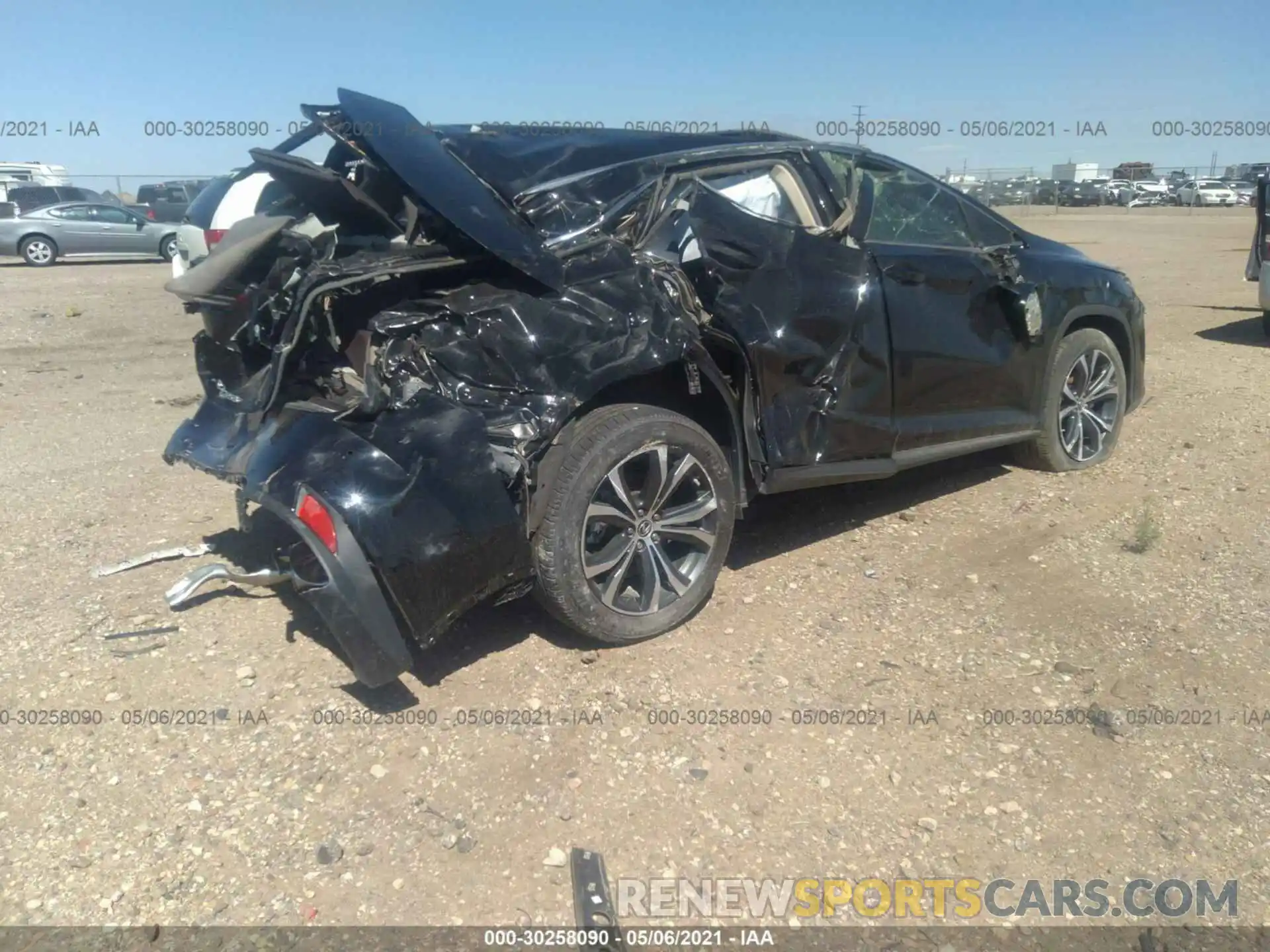 4 Фотография поврежденного автомобиля 2T2HZMAA3LC166106 LEXUS RX 2020