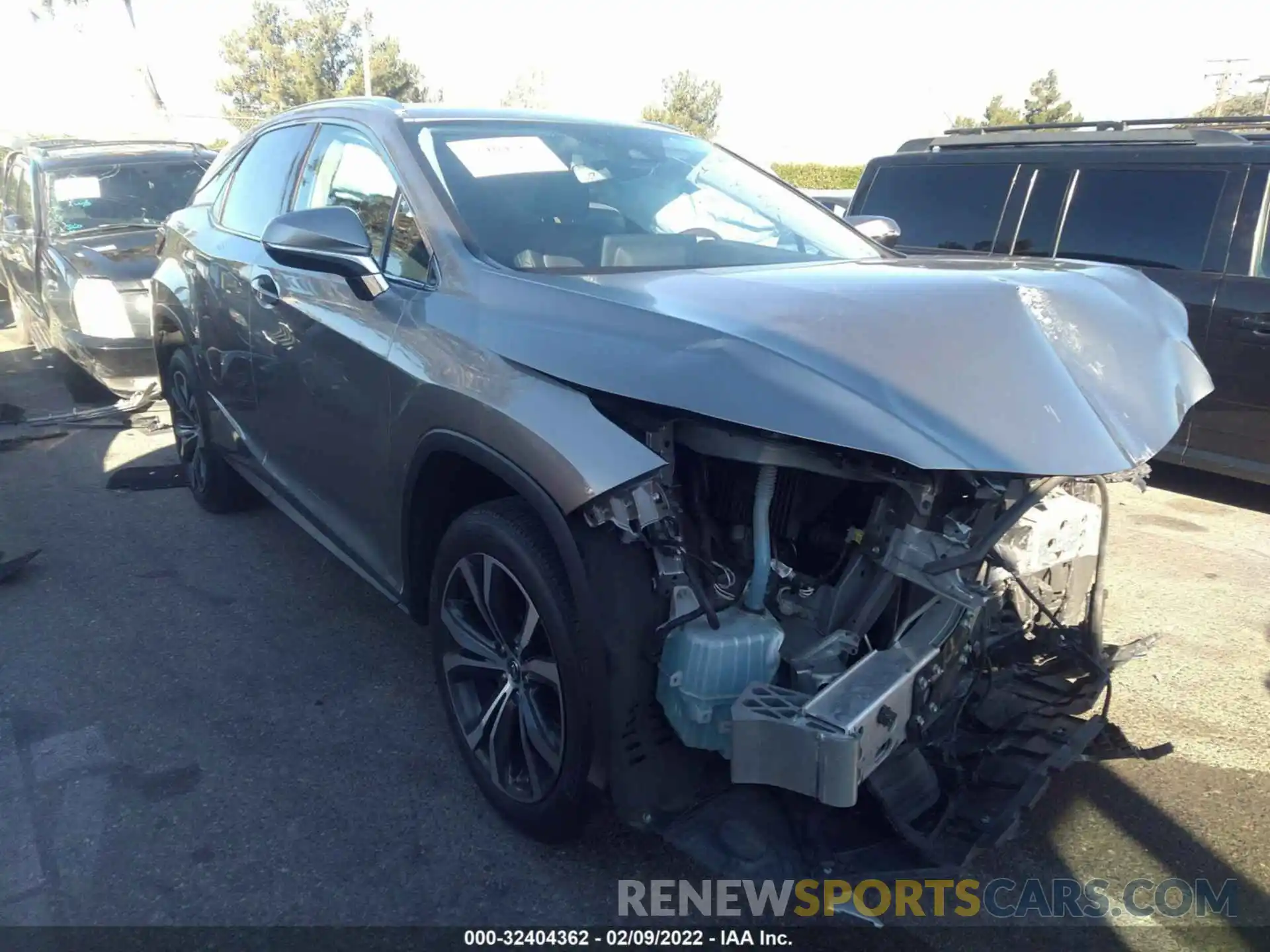 1 Photograph of a damaged car 2T2HZMAA3LC167708 LEXUS RX 2020