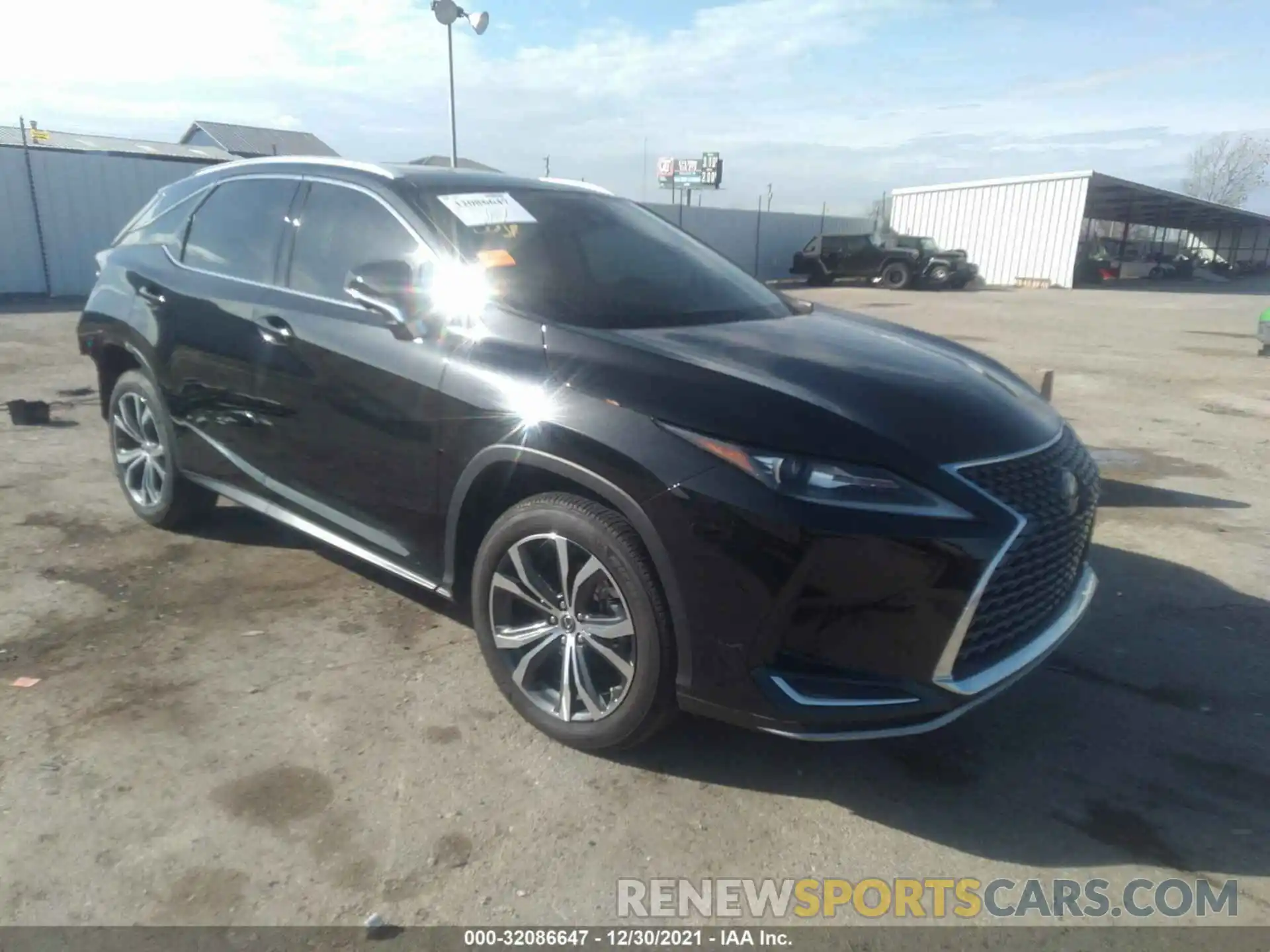 1 Photograph of a damaged car 2T2HZMAA4LC159360 LEXUS RX 2020