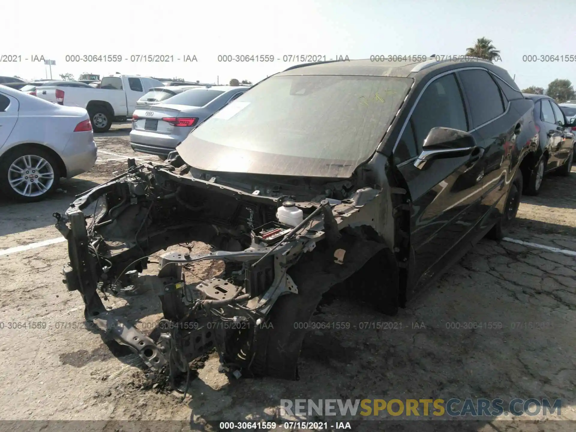 2 Photograph of a damaged car 2T2HZMAA4LC162114 LEXUS RX 2020