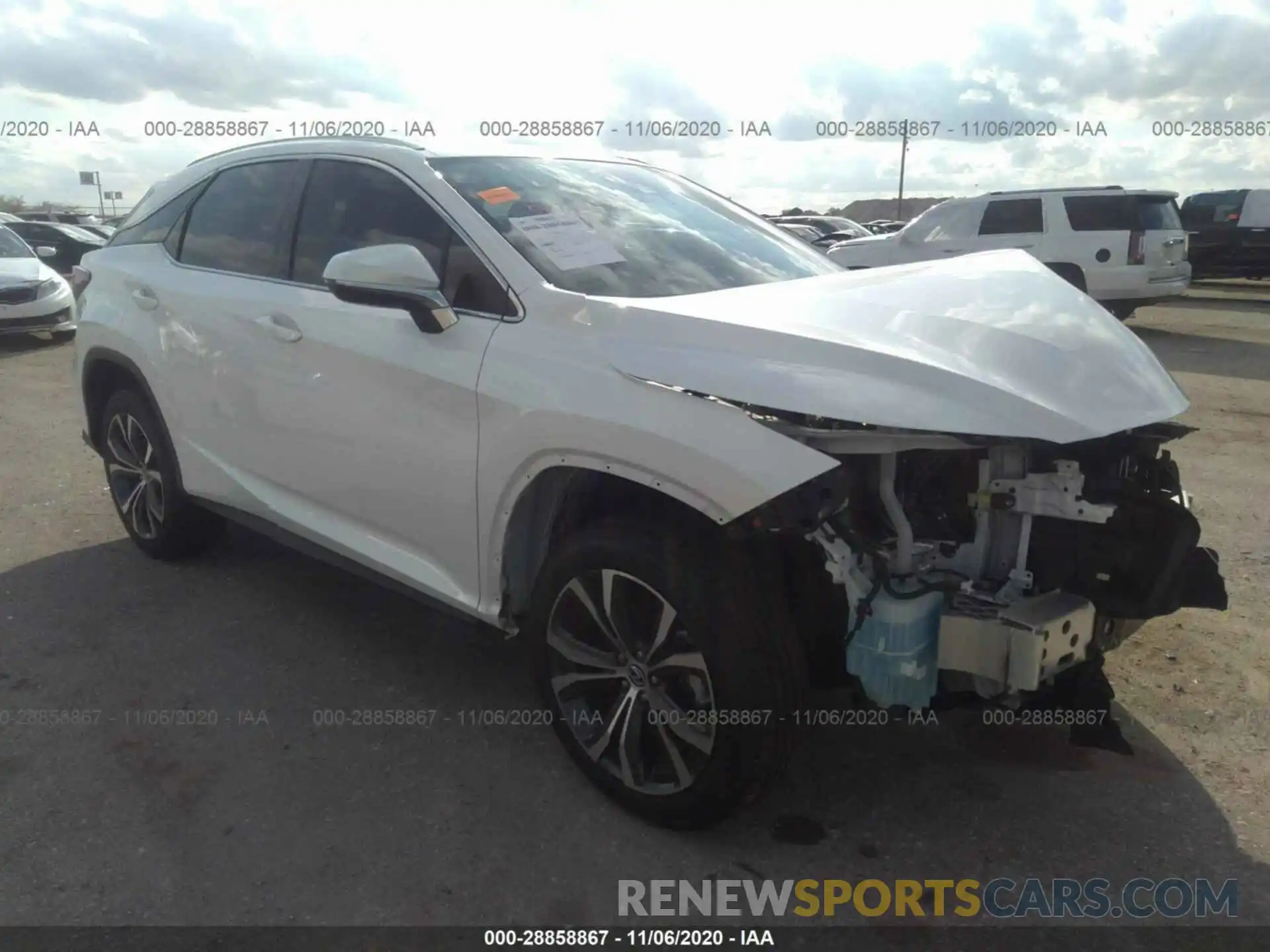 1 Photograph of a damaged car 2T2HZMAA4LC162999 LEXUS RX 2020