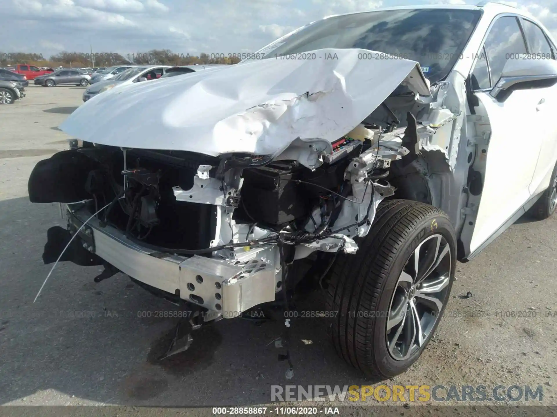 6 Photograph of a damaged car 2T2HZMAA4LC162999 LEXUS RX 2020