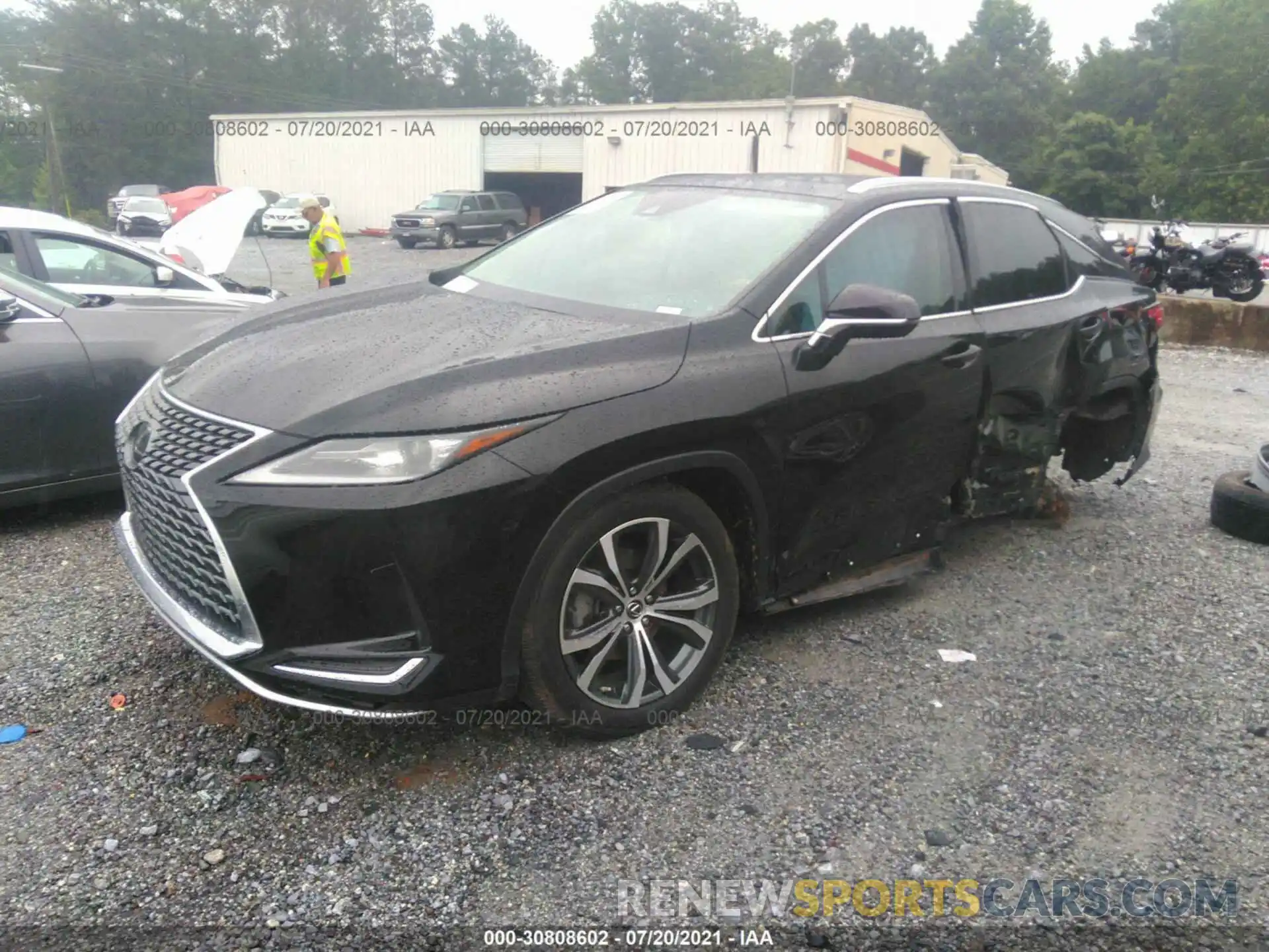 2 Photograph of a damaged car 2T2HZMAA4LC167569 LEXUS RX 2020