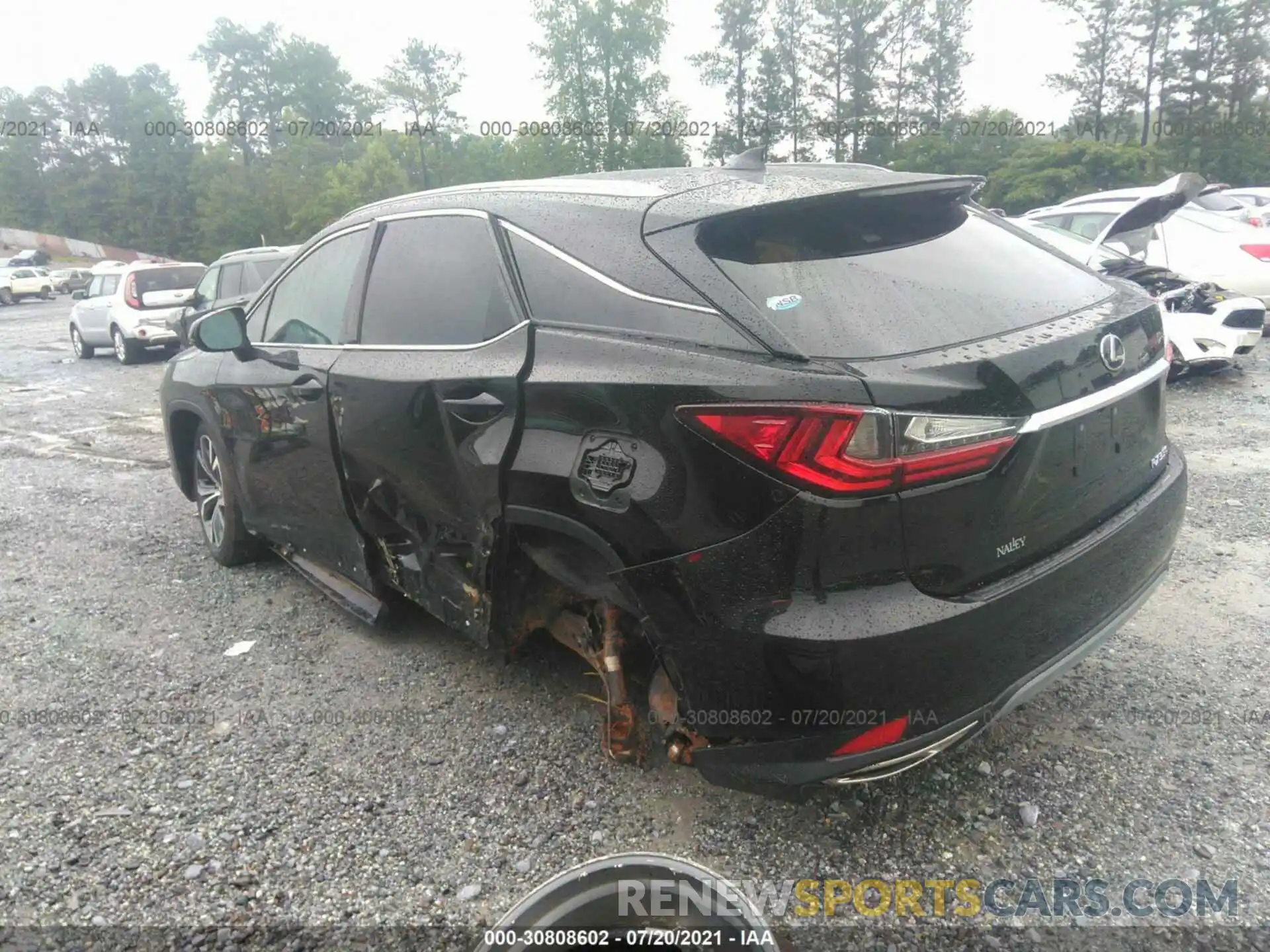 3 Photograph of a damaged car 2T2HZMAA4LC167569 LEXUS RX 2020