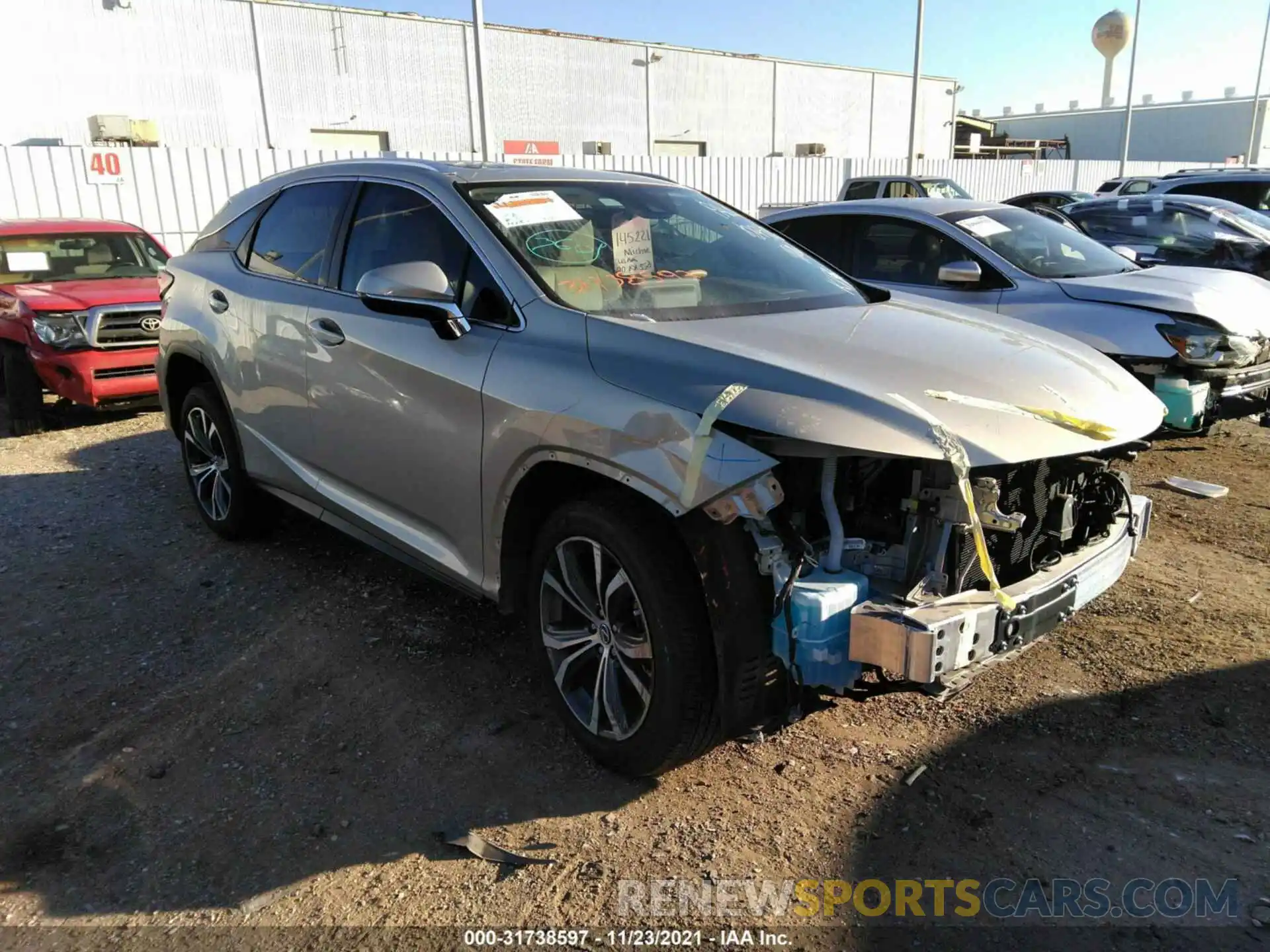 1 Photograph of a damaged car 2T2HZMAA4LC170133 LEXUS RX 2020