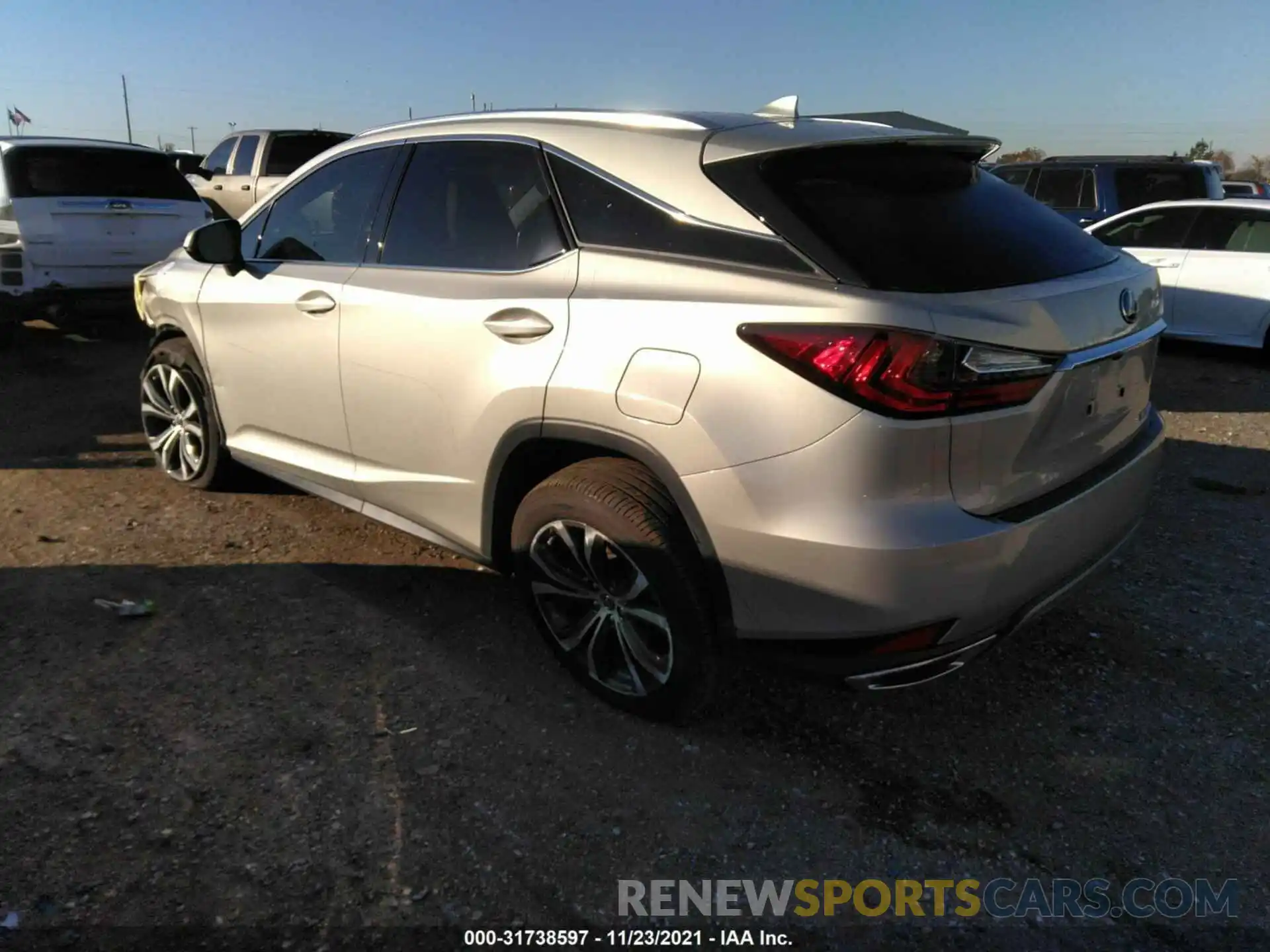 3 Photograph of a damaged car 2T2HZMAA4LC170133 LEXUS RX 2020