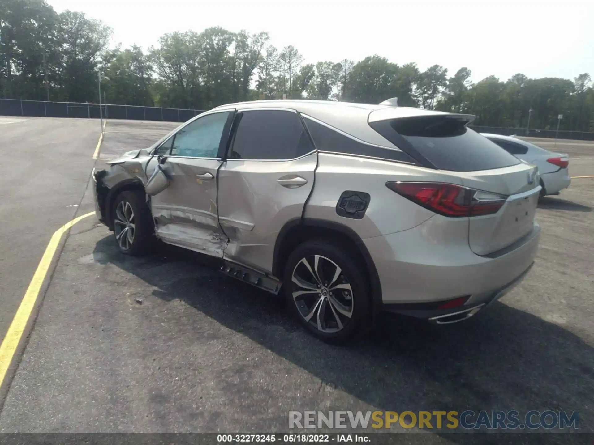 3 Photograph of a damaged car 2T2HZMAA4LC172688 LEXUS RX 2020