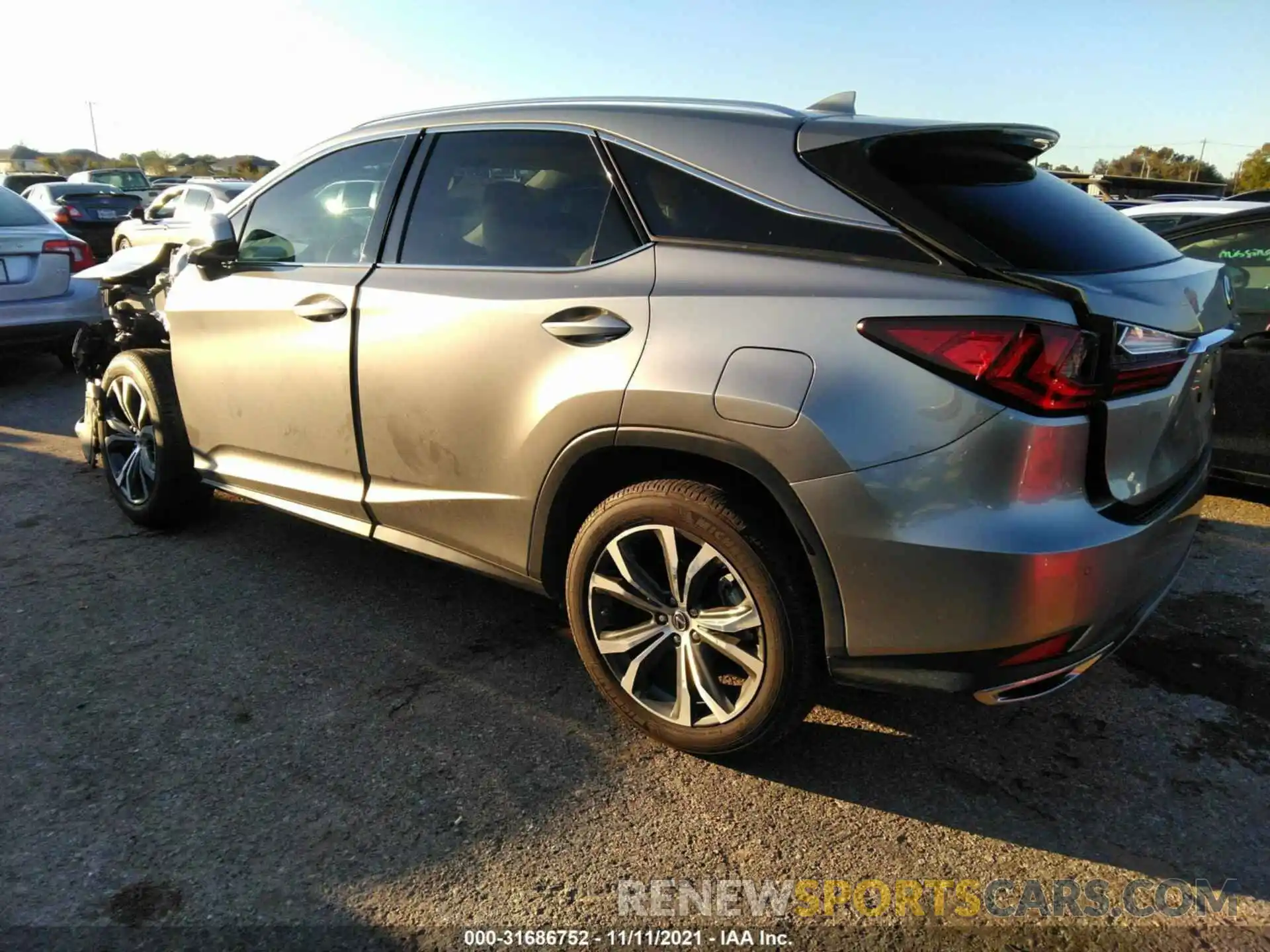 3 Photograph of a damaged car 2T2HZMAA4LC173291 LEXUS RX 2020