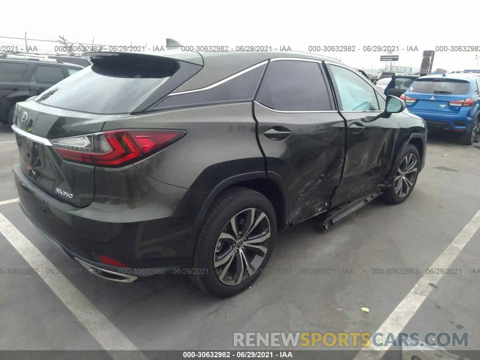 4 Фотография поврежденного автомобиля 2T2HZMAA5LC154491 LEXUS RX 2020