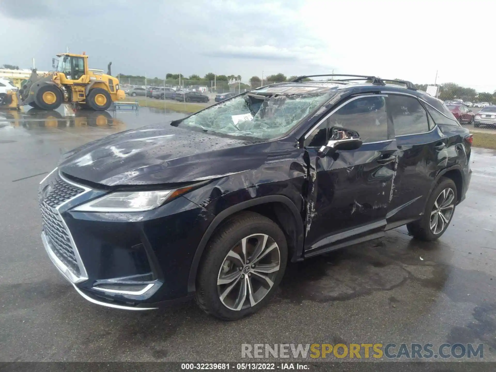 2 Photograph of a damaged car 2T2HZMAA5LC154619 LEXUS RX 2020