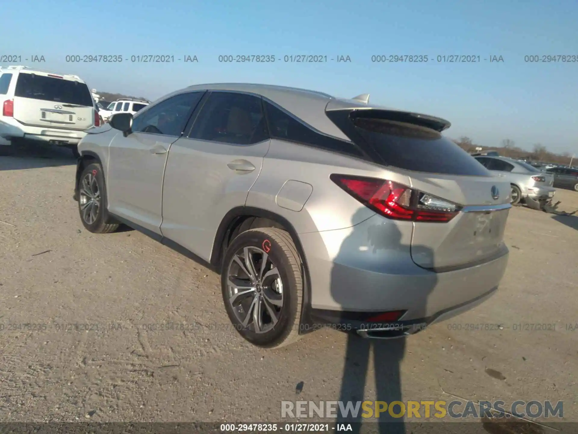 3 Photograph of a damaged car 2T2HZMAA5LC158475 LEXUS RX 2020