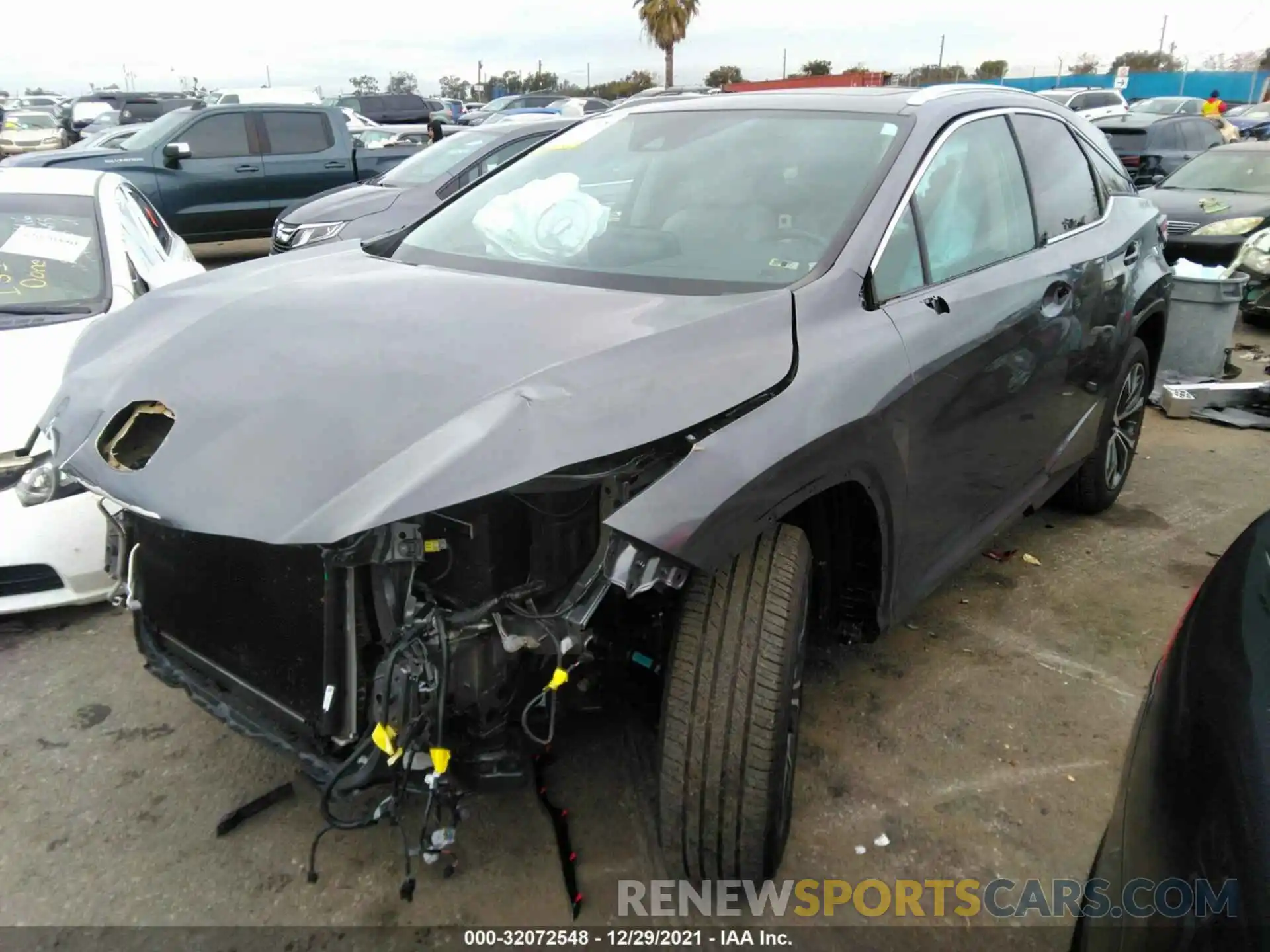 2 Photograph of a damaged car 2T2HZMAA5LC167953 LEXUS RX 2020