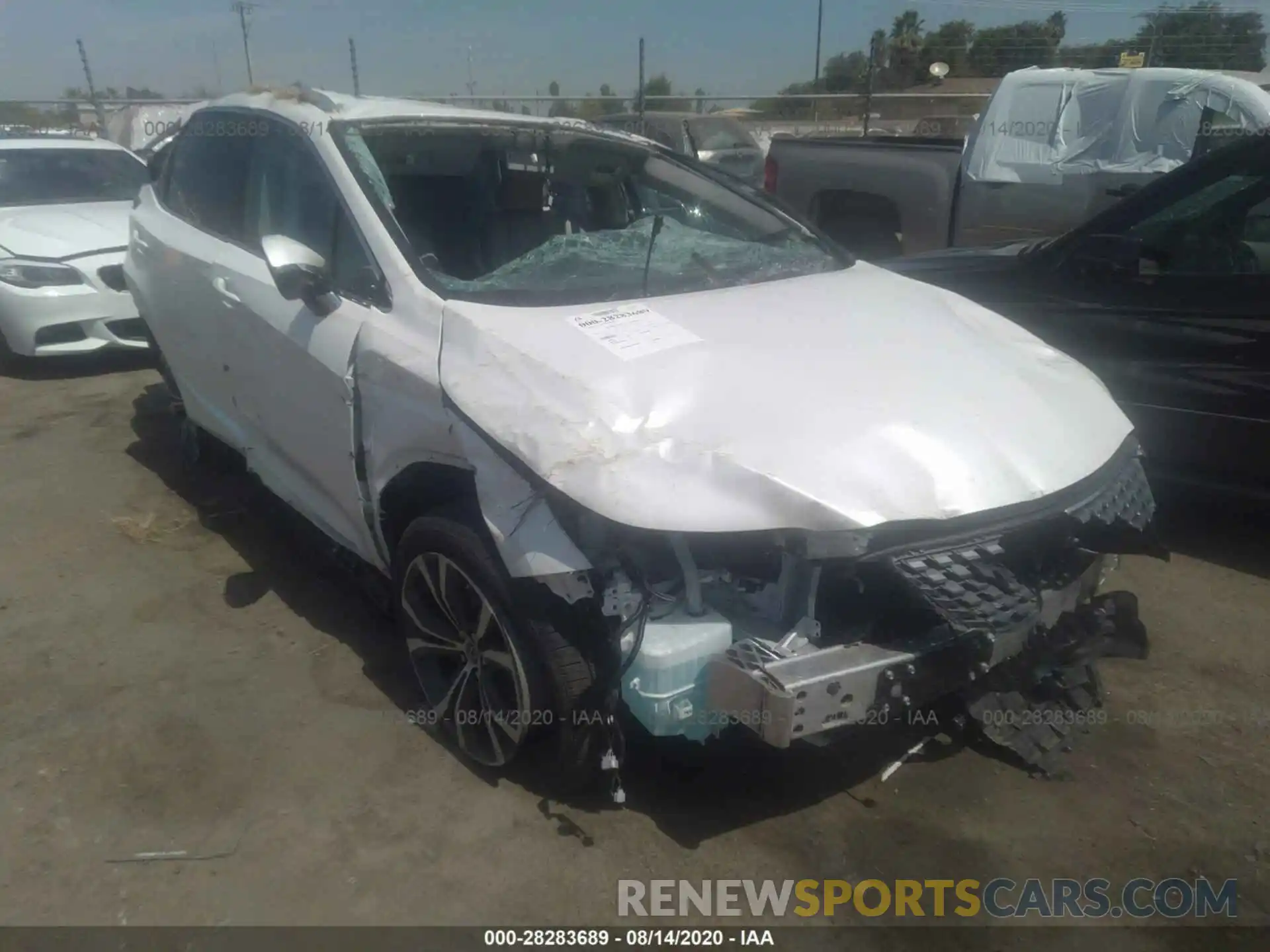 1 Photograph of a damaged car 2T2HZMAA5LC172411 LEXUS RX 2020