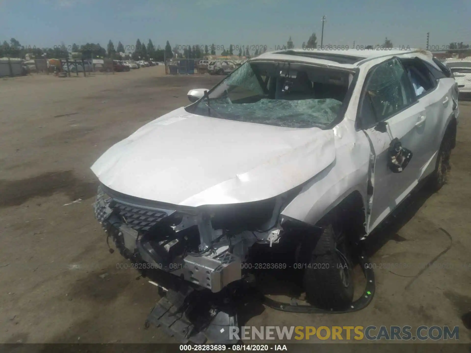 2 Photograph of a damaged car 2T2HZMAA5LC172411 LEXUS RX 2020