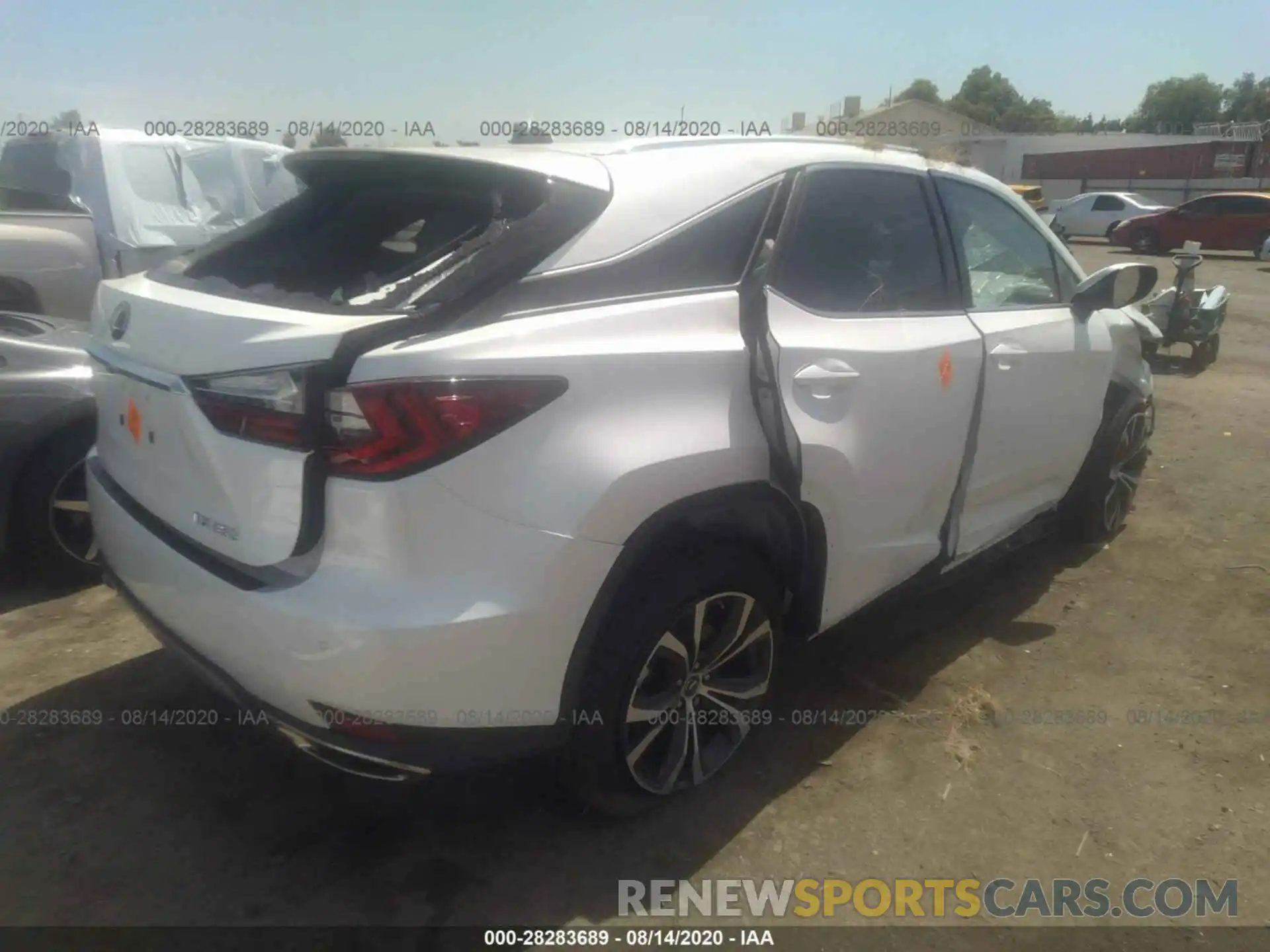 4 Photograph of a damaged car 2T2HZMAA5LC172411 LEXUS RX 2020