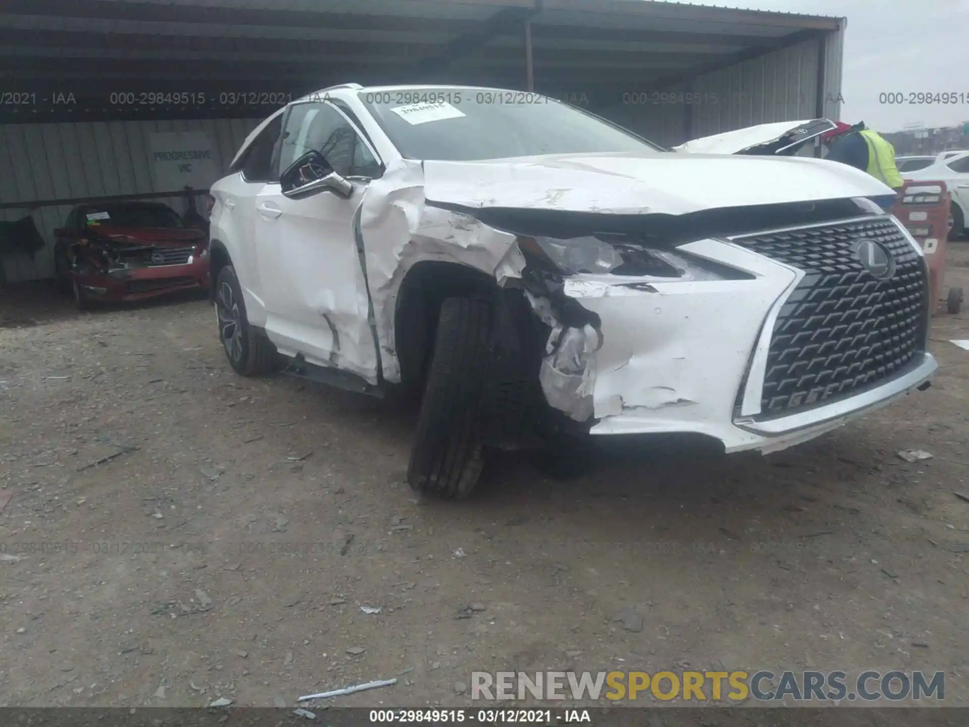 1 Photograph of a damaged car 2T2HZMAA6LC155679 LEXUS RX 2020