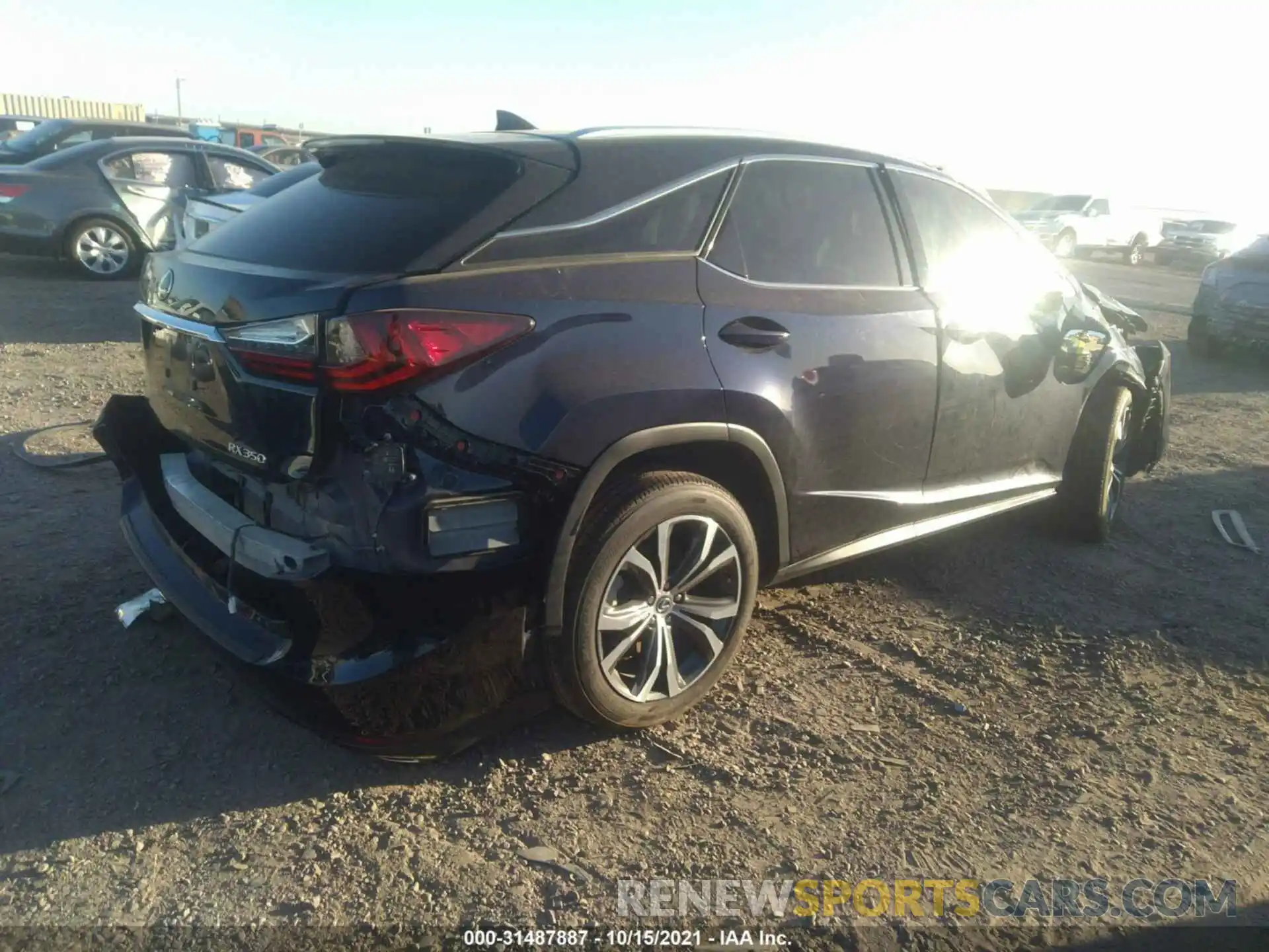 4 Фотография поврежденного автомобиля 2T2HZMAA6LC158291 LEXUS RX 2020