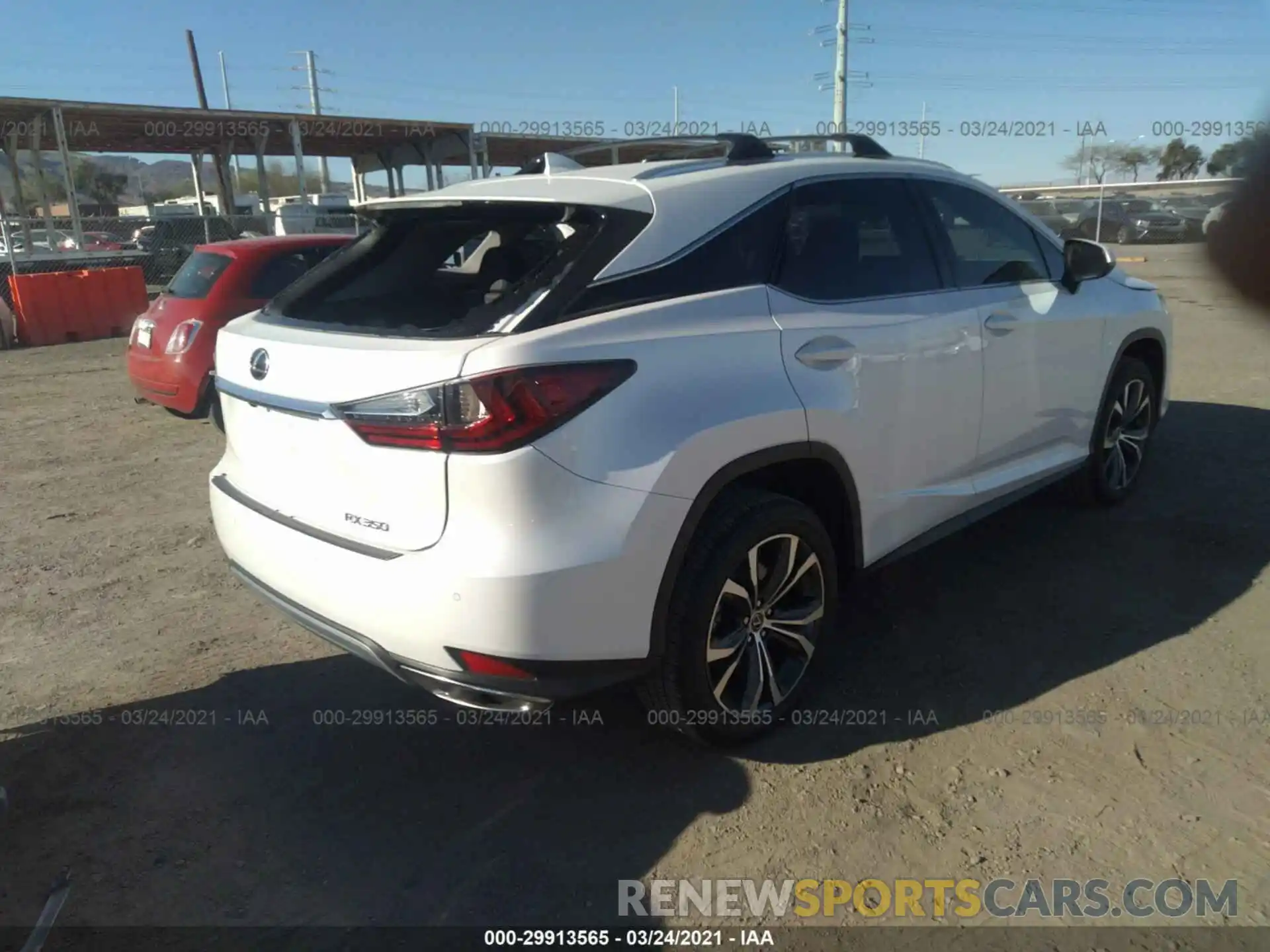 4 Photograph of a damaged car 2T2HZMAA6LC163507 LEXUS RX 2020