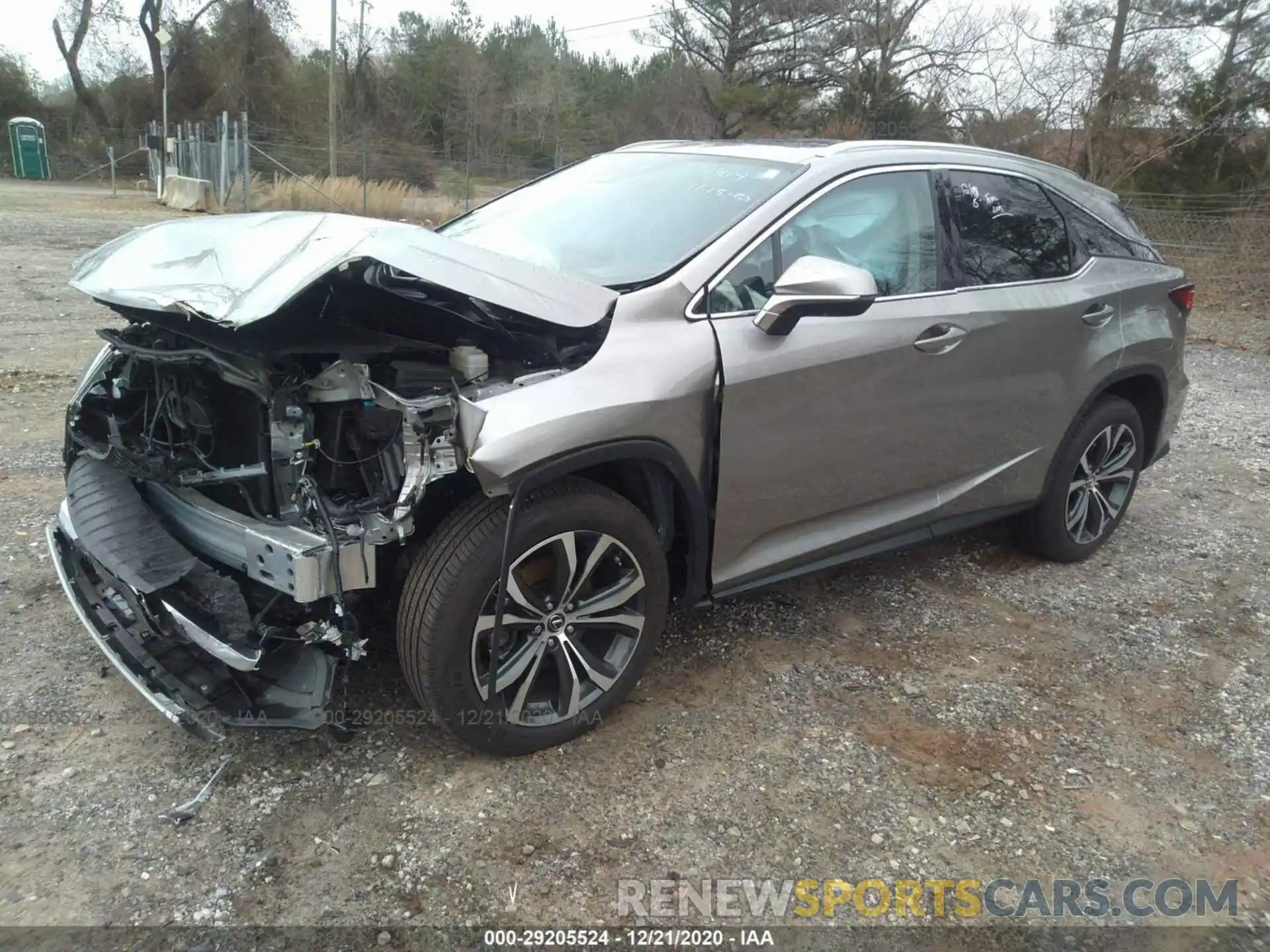 2 Photograph of a damaged car 2T2HZMAA6LC169419 LEXUS RX 2020