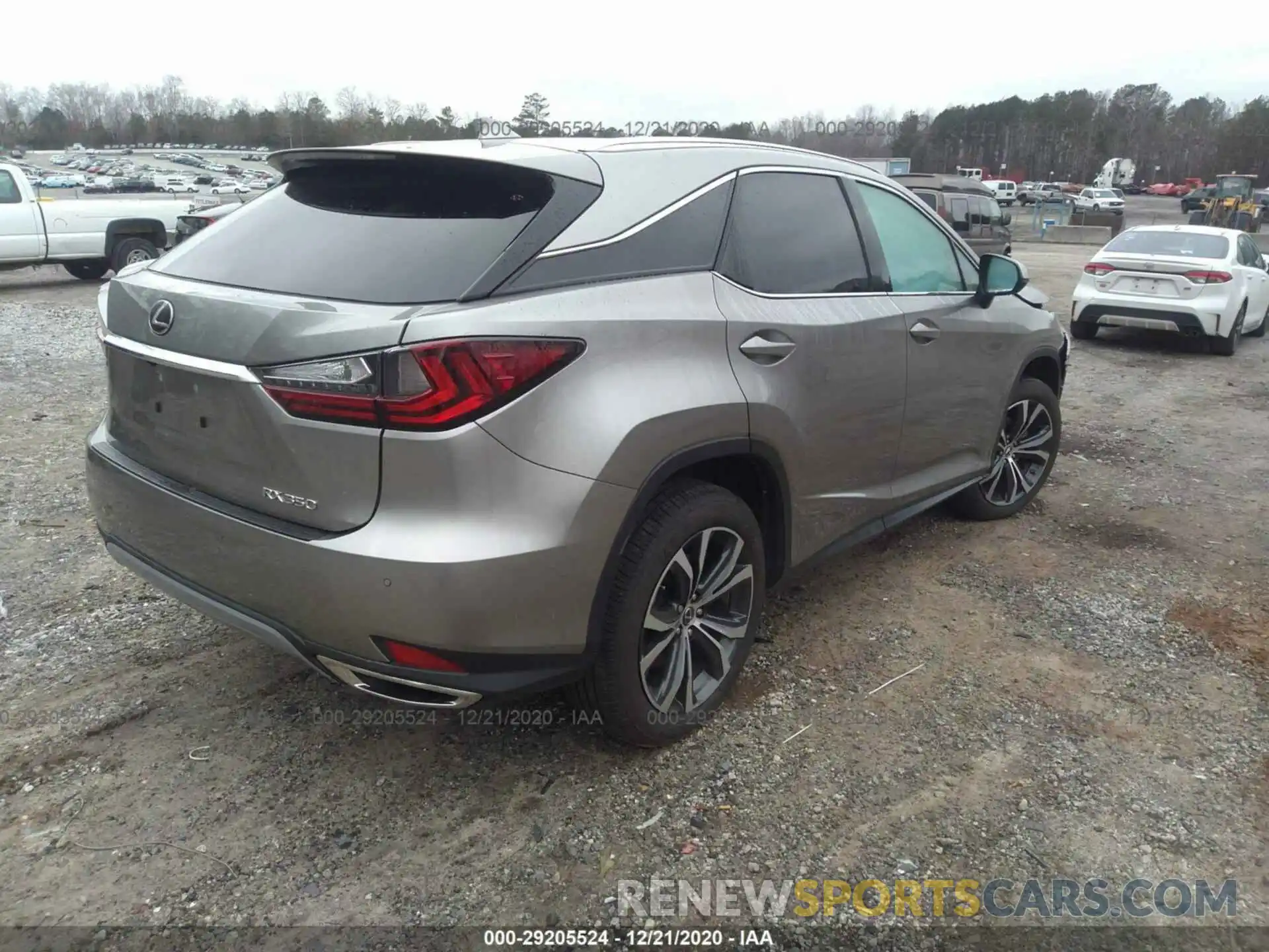 4 Photograph of a damaged car 2T2HZMAA6LC169419 LEXUS RX 2020