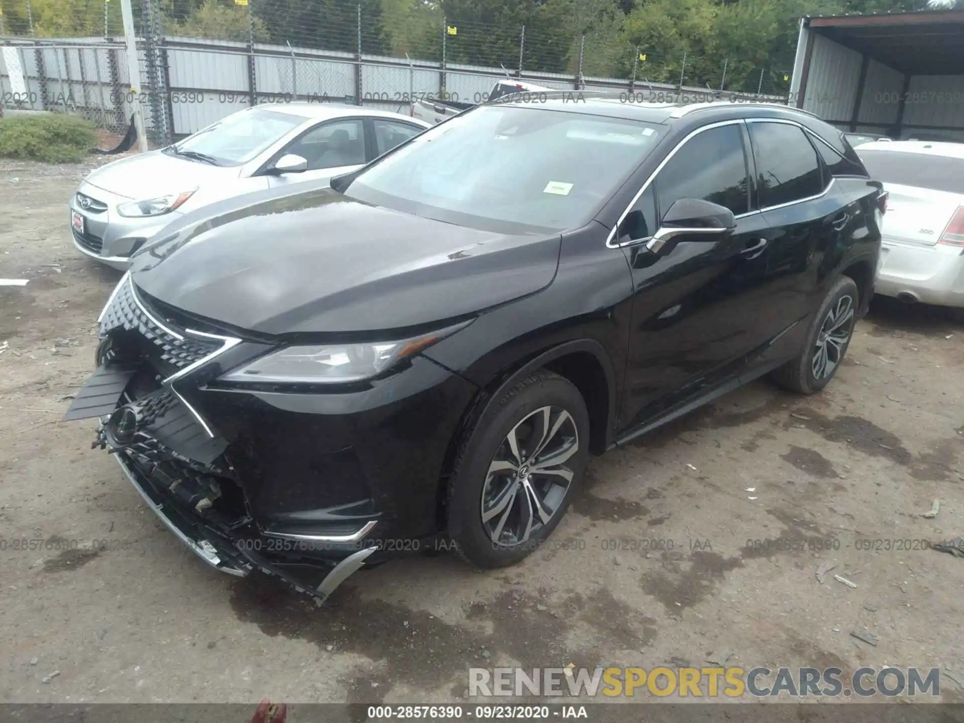 2 Photograph of a damaged car 2T2HZMAA6LC173681 LEXUS RX 2020