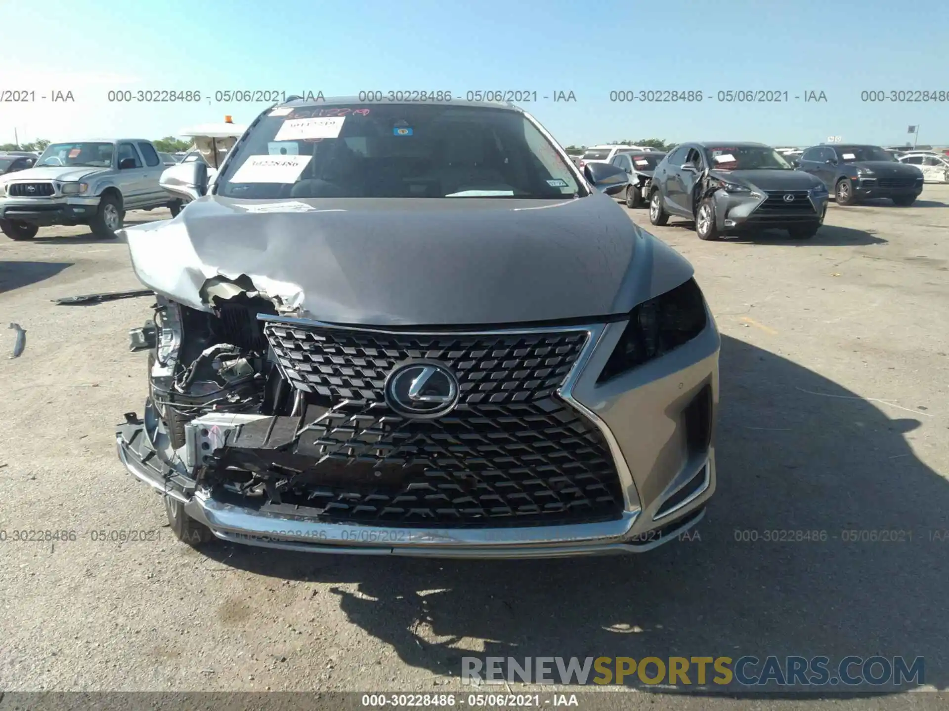 6 Photograph of a damaged car 2T2HZMAA6LC178329 LEXUS RX 2020