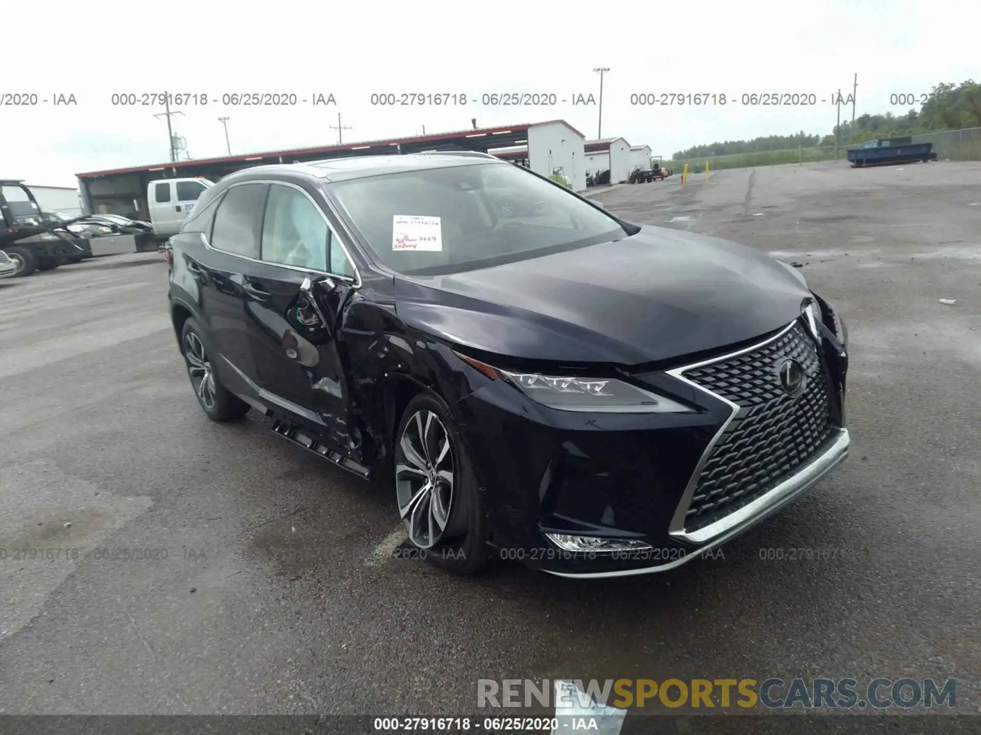 1 Photograph of a damaged car 2T2HZMAA7LC153777 LEXUS RX 2020